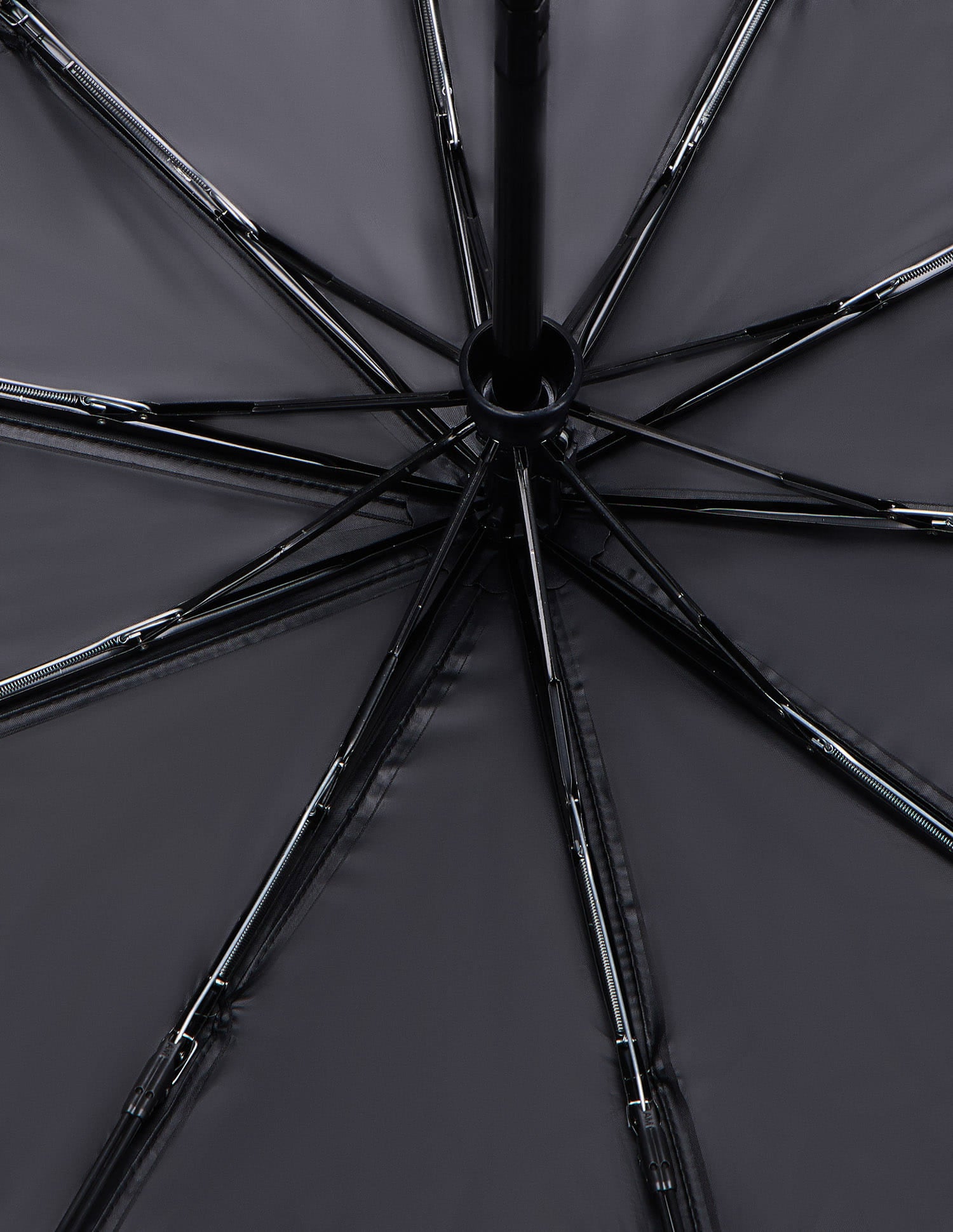Logo Print Durable Umbrella Black - U.S. Polo Assn. India | Large