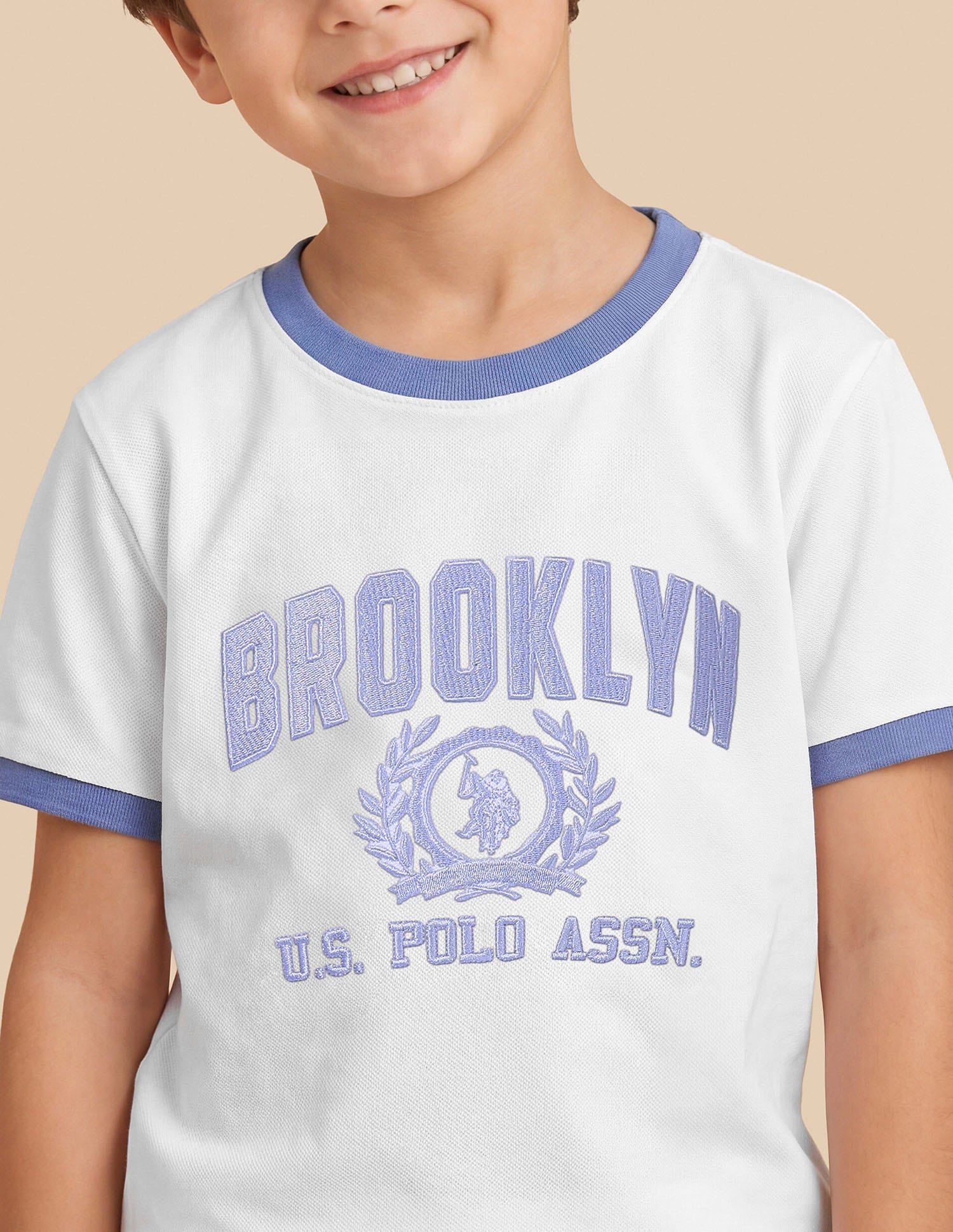 Typography Printed Regular Fit T-Shirt White - U.S. Polo Assn. India | Large