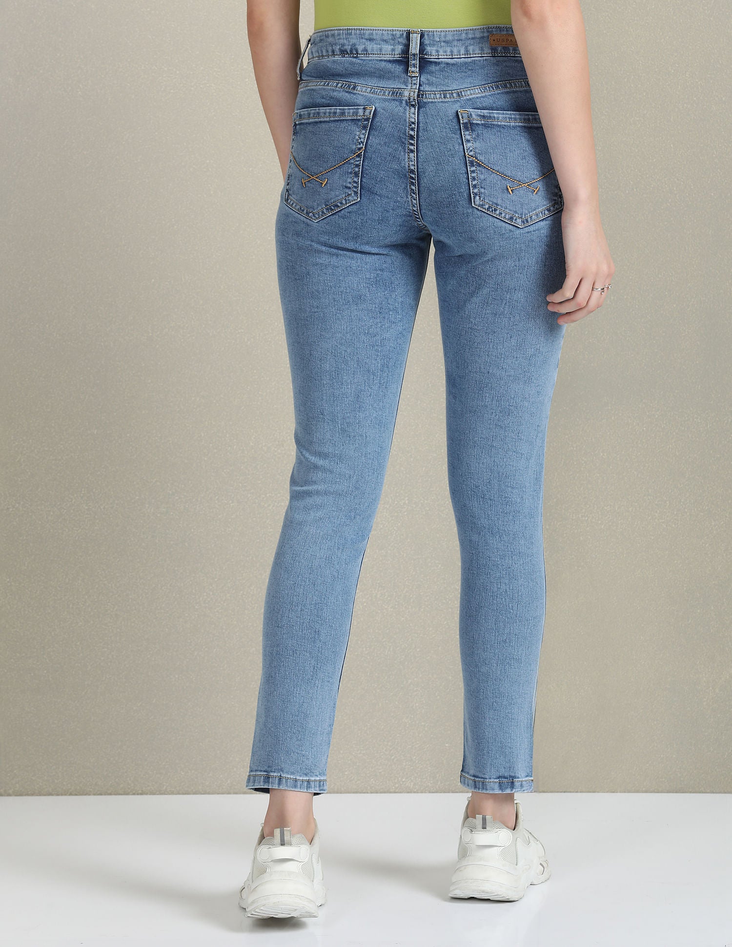 Skinny Fit Rinsed Jeans Blue - U.S. POLO ASSN. | Large