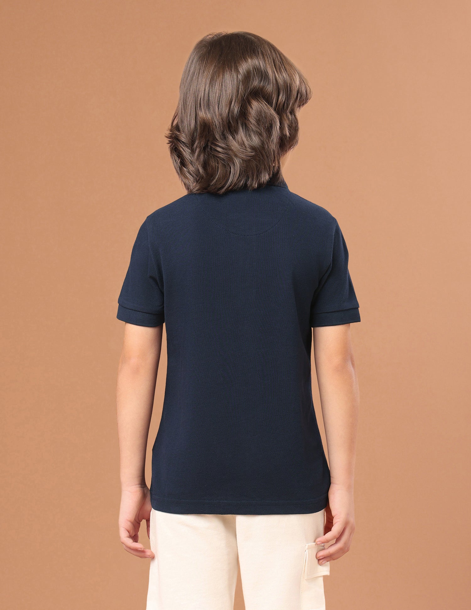 Solid Regular Fit Polo Shirt Navy - U.S. Polo Assn. India | Large