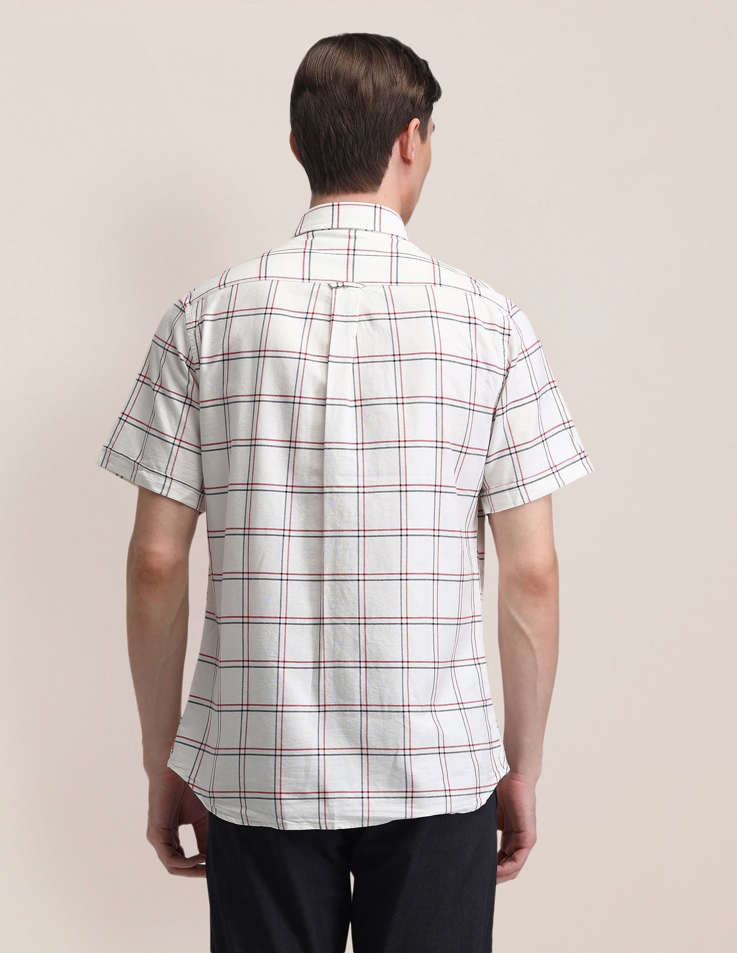 Plaid Check Oxford Shirt White - U.S. Polo Assn. India | Large