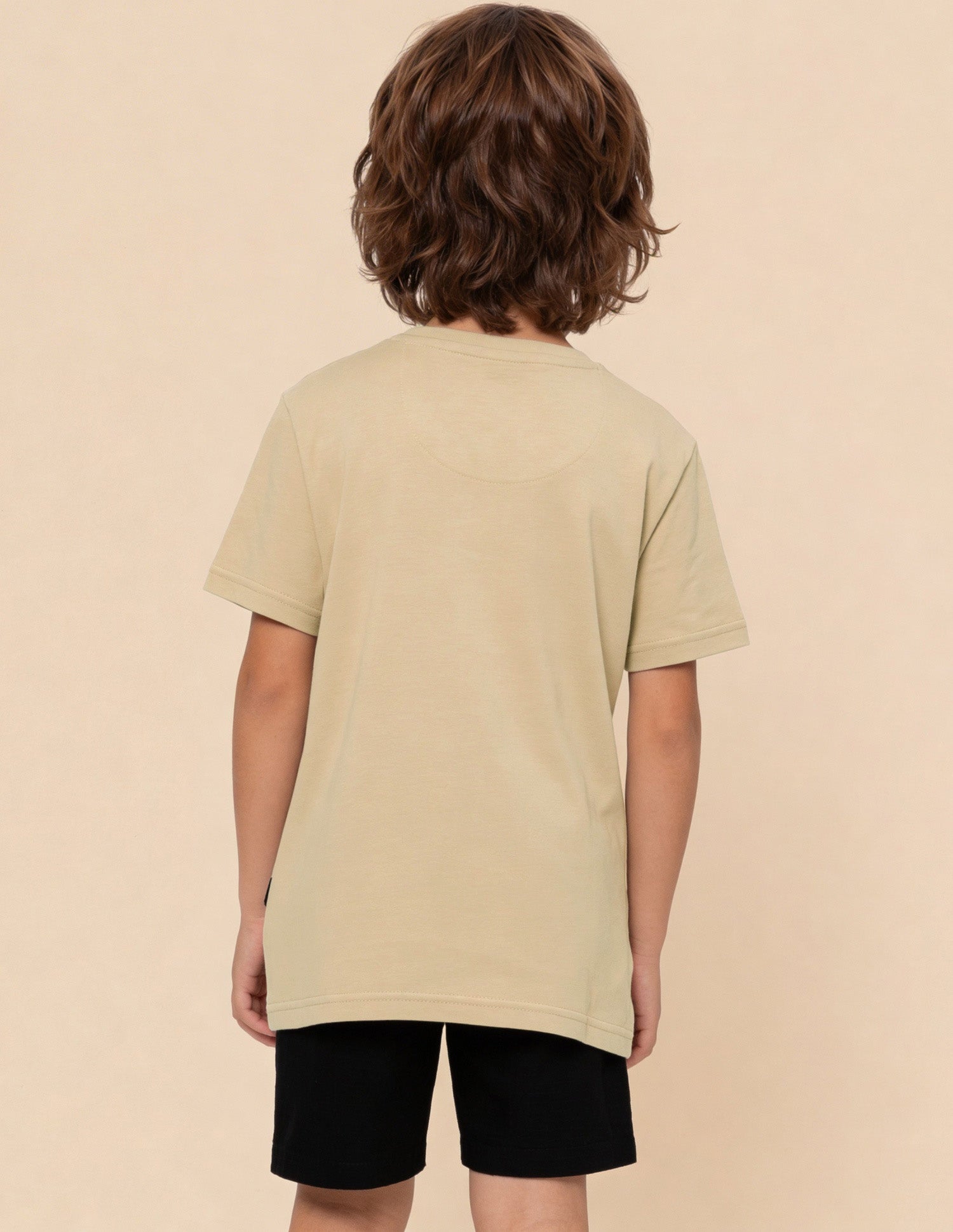 Graphic Brand Printed Regular Fit T-Shirt Beige - U.S. Polo Assn. India | Large