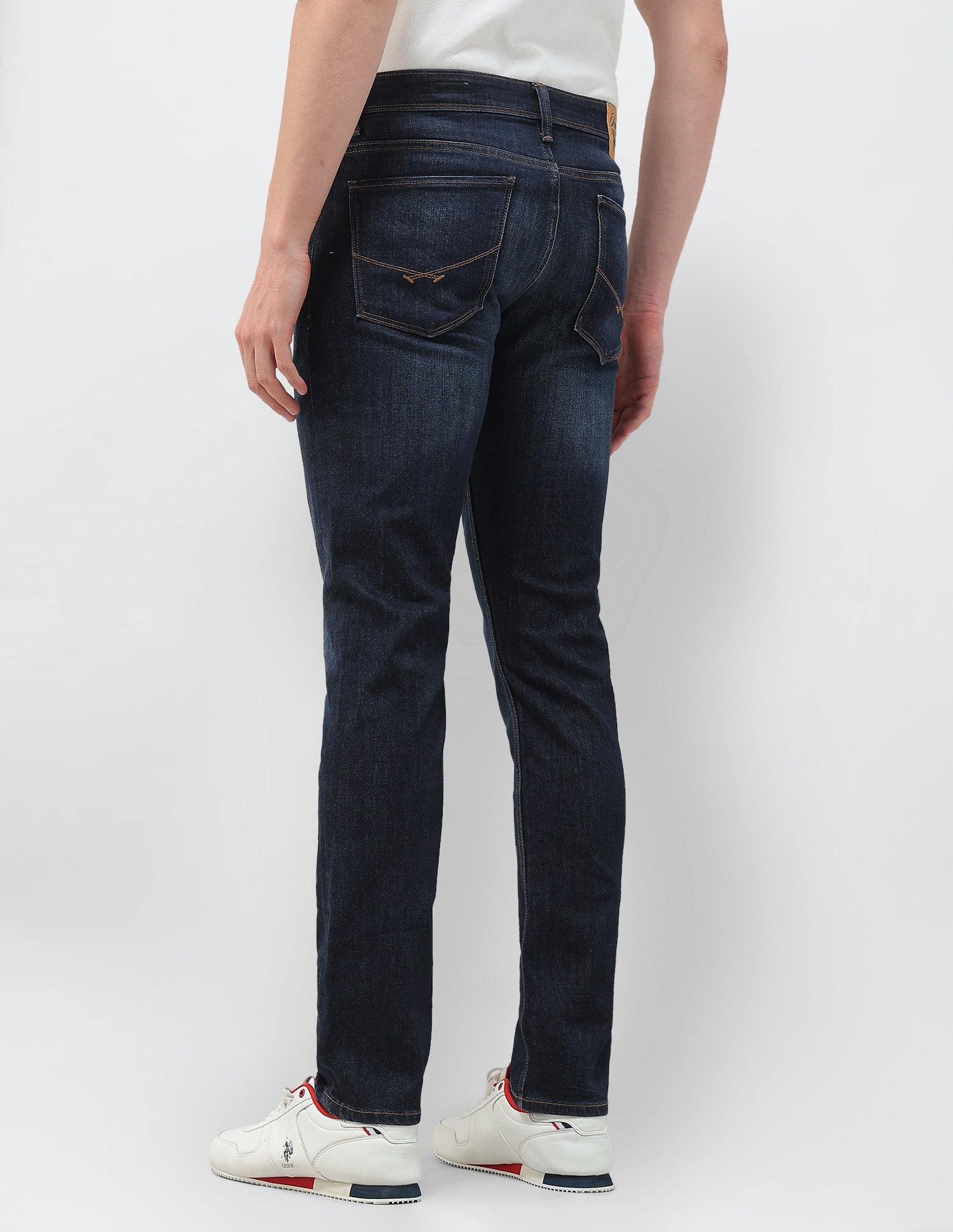 Brandon Slim Tapered Fit Ultra Soft Jeans Dark Wash - U.S. POLO ASSN. | Large