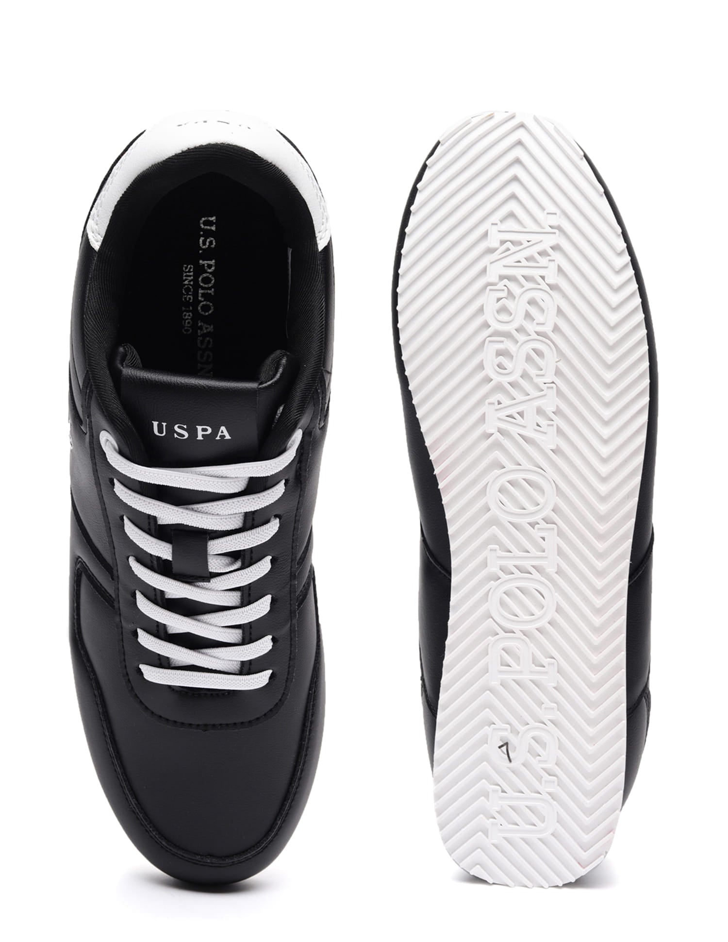 Men Lace-Ups Sorrento 5.0 Sneakers Black - U.S. Polo Assn. India | Large