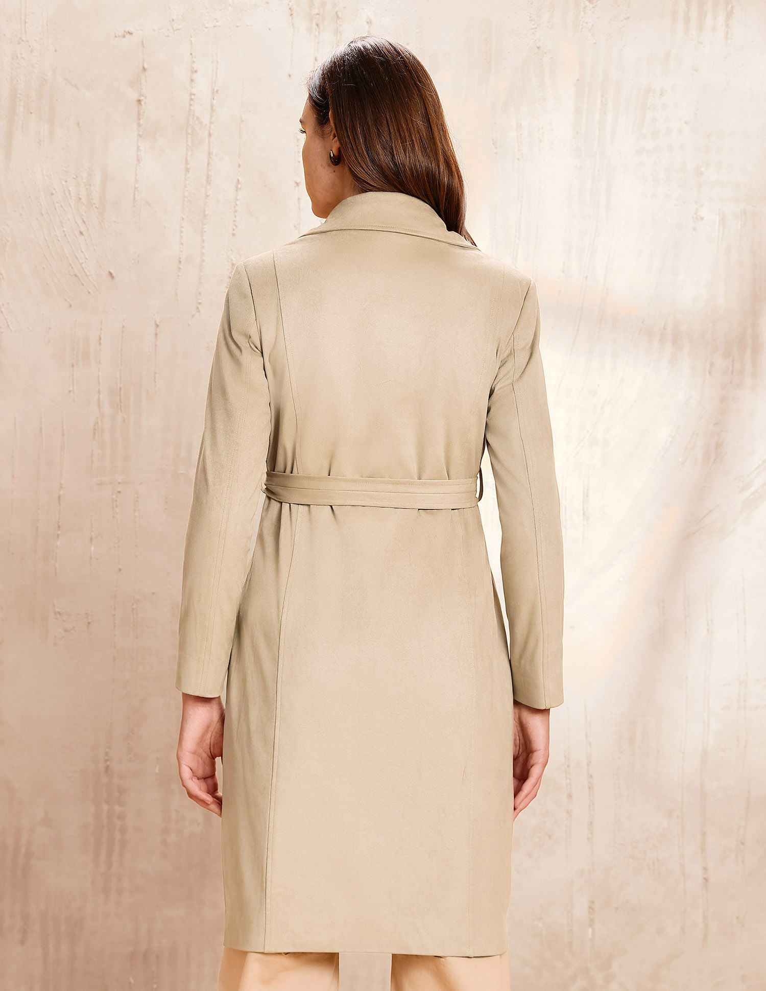 Double Breasted Notch Lapel Collar Coat Grey - U.S. POLO ASSN. | Large