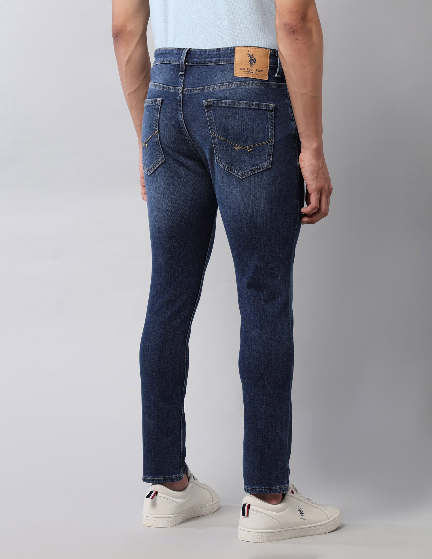 Henry Tapered Fit Blue Jeans Dark Wash - U.S. POLO ASSN. | Large