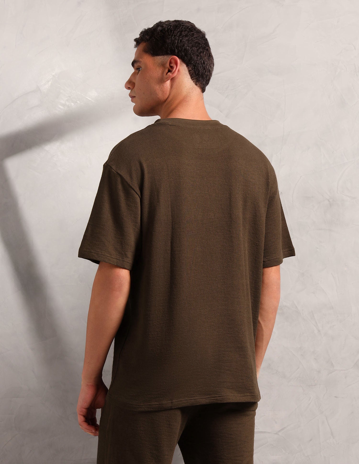 Pure Cotton Oversized Fit PE004 Lounge T-Shirt - Pack Of 1 Chestnut - U.S. POLO ASSN. | Large