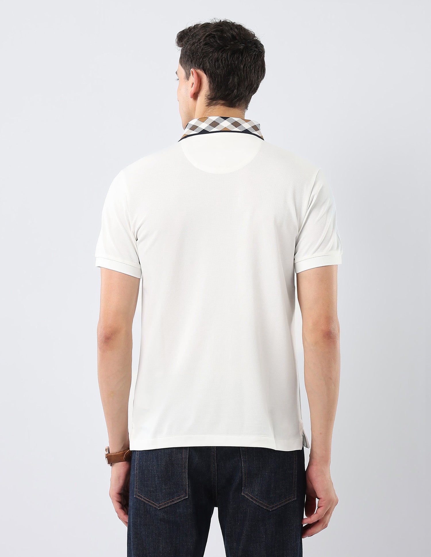 Solid Regular Fit Polo Shirt Off White - U.S. POLO ASSN. | Large