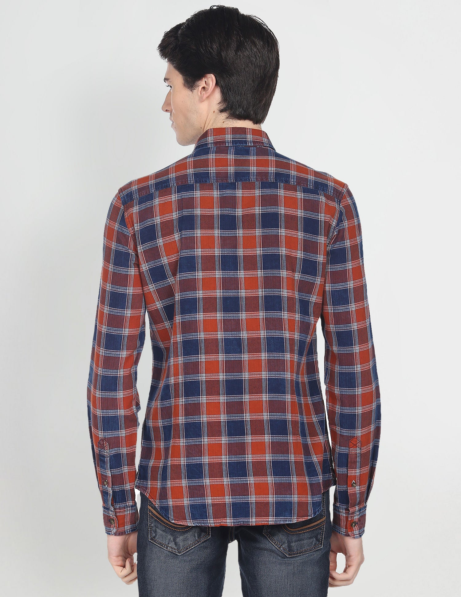 Indigo Vat Check Shirt Indigo - U.S. Polo Assn. India | Large