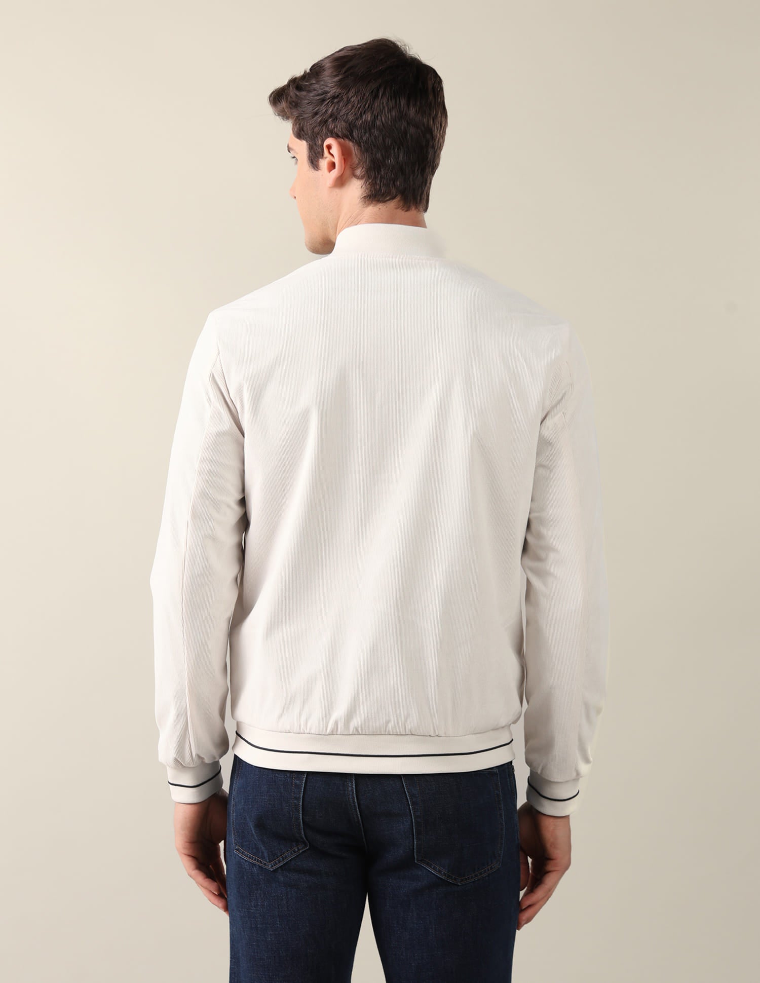 Brand Applique Reversible Jacket White - U.S. Polo Assn. India | Large