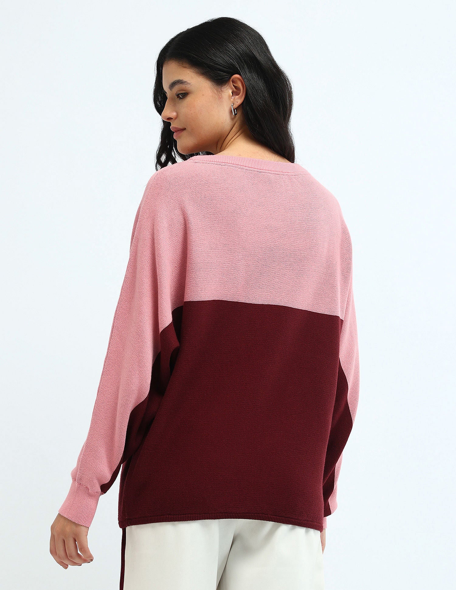 Raglan Sleeves Colour Blocked Sweater Multicolour - U.S. POLO ASSN. | Large