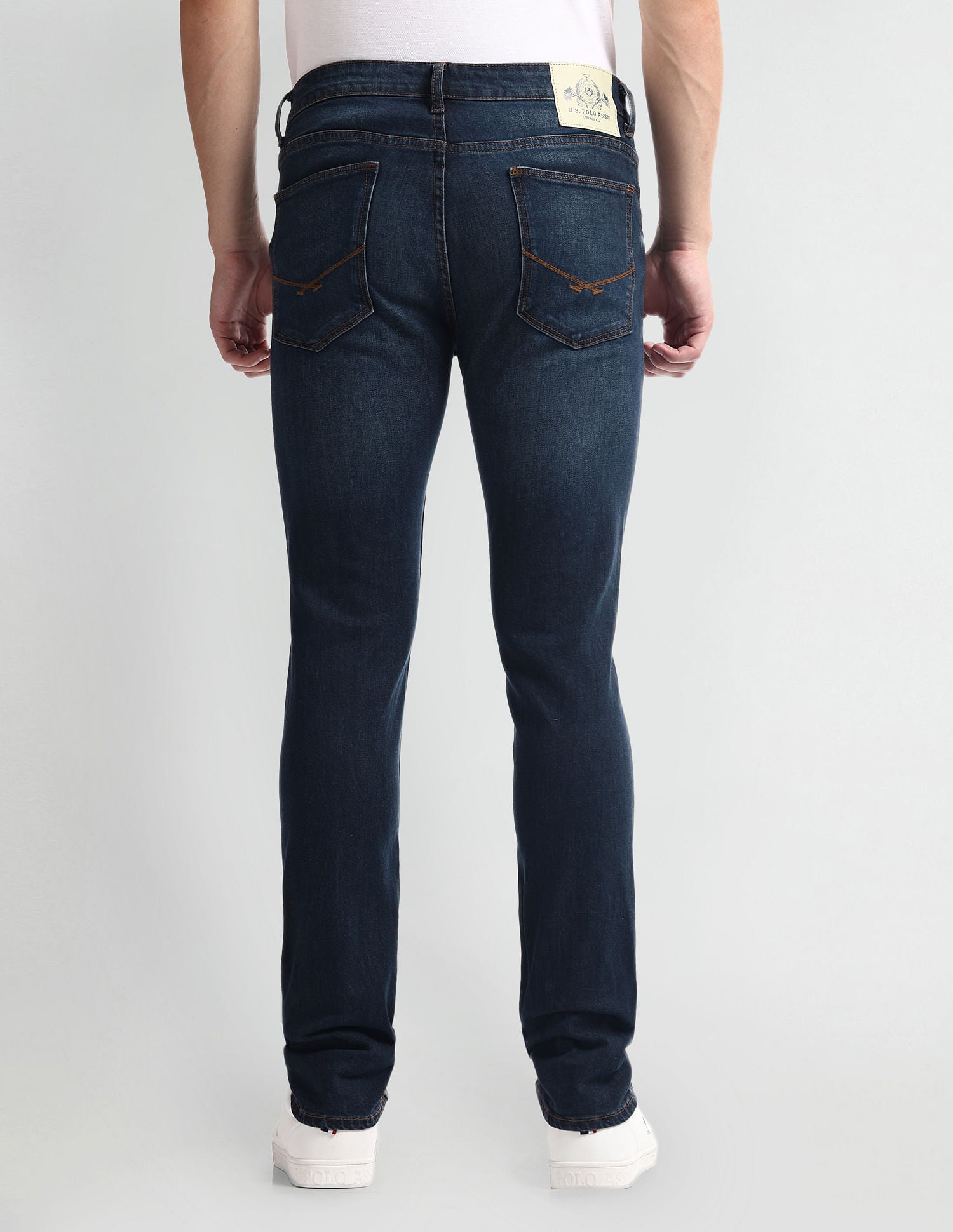 Regallo Skinny Fit Blue Jeans Blue - U.S. Polo Assn. India | Large