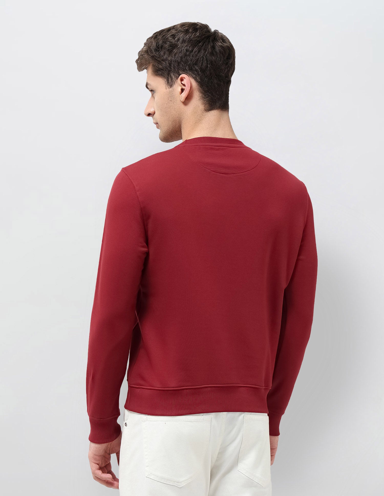 Graphic Brand Printed Regular Fit Sweatshirt Red - U.S. POLO ASSN. | Large