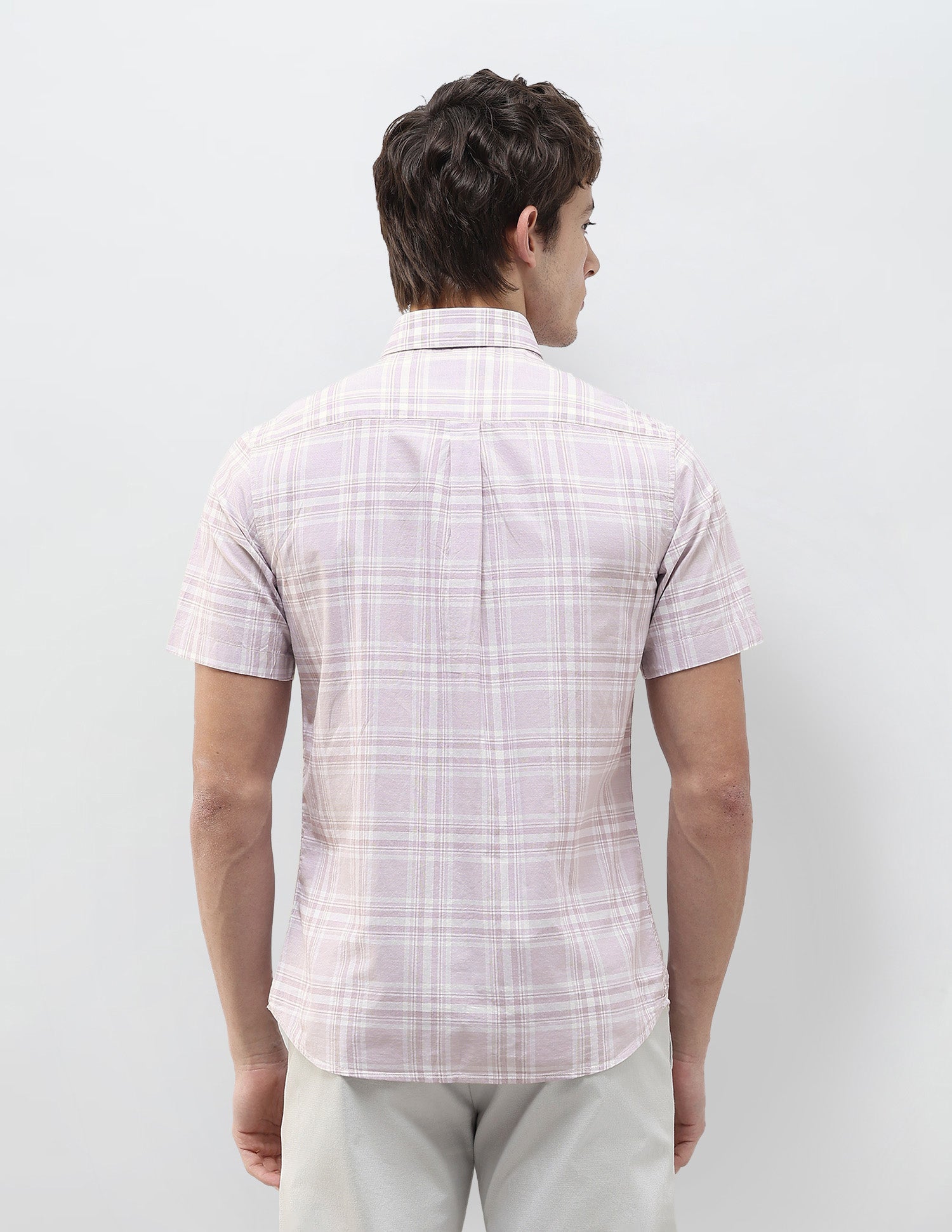 Tartan Checked Regular Fit Shirt Pink - U.S. Polo Assn. India | Large