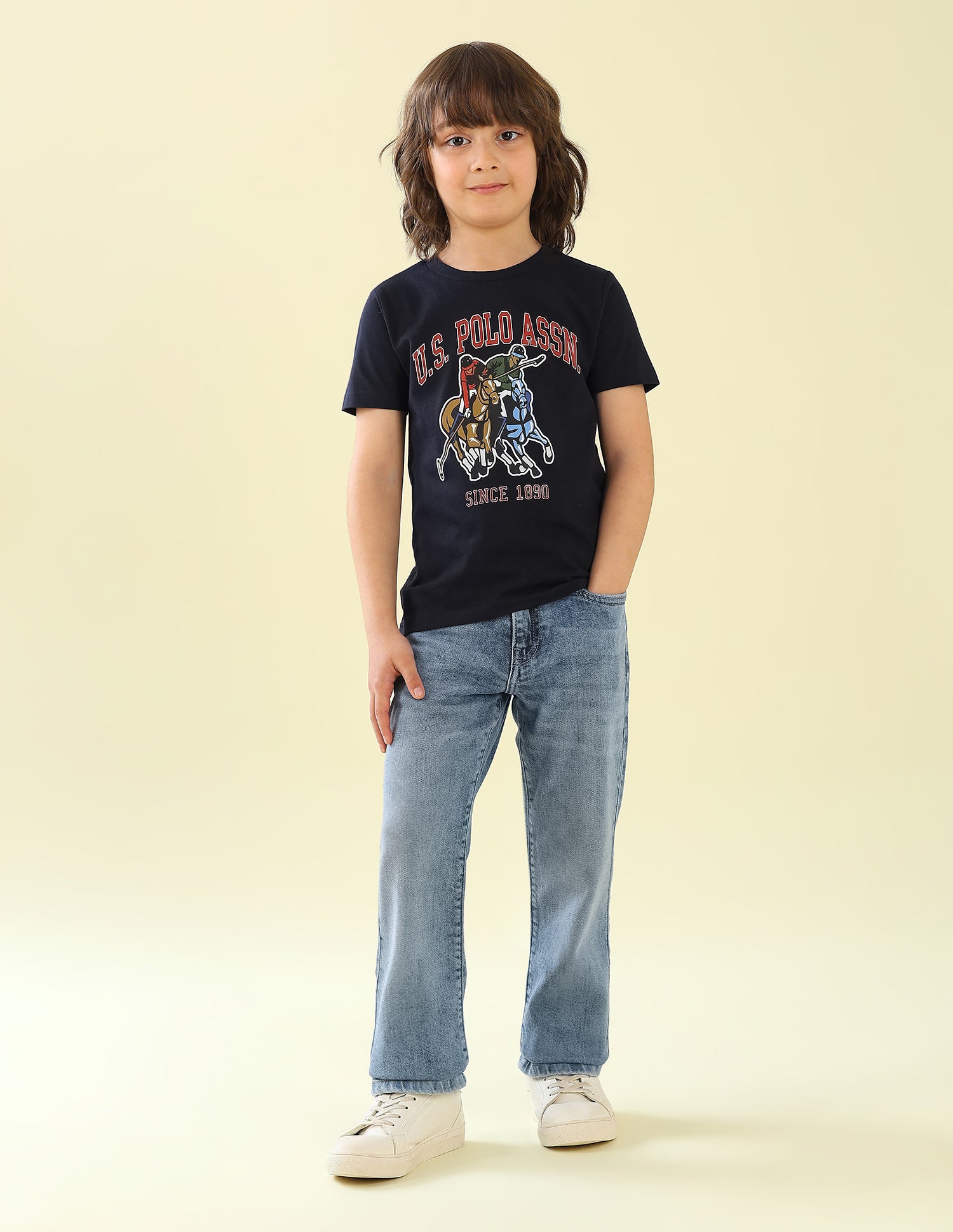 Graphic Brand Printed Regular Fit T-Shirt - Pack Of 2 Multi2 - U.S. Polo Assn. India | Large