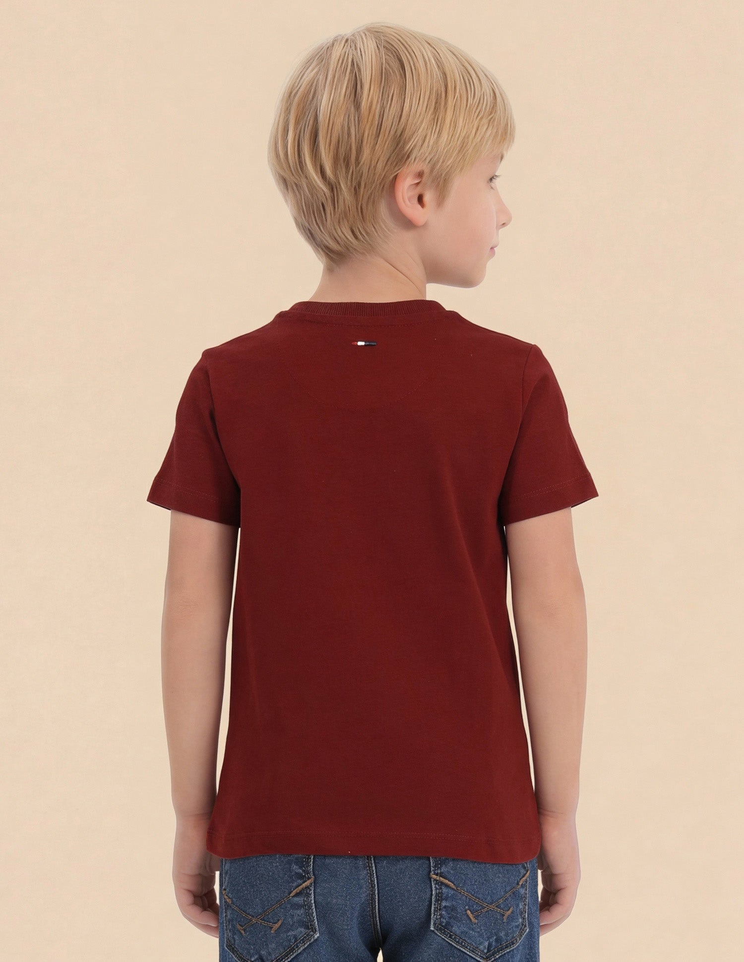 Brand Embroidered Regular Fit T-Shirt Red - U.S. Polo Assn. India | Large