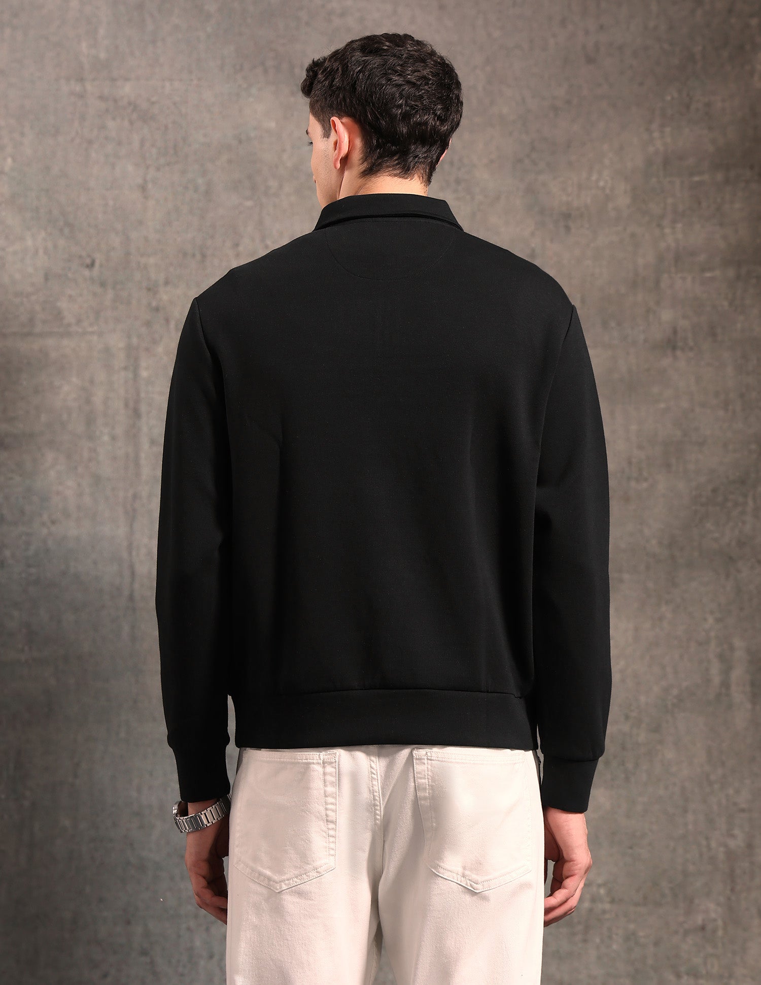 Black & Gold Regular Fit Sweatshirt Black - U.S. POLO ASSN. | Large