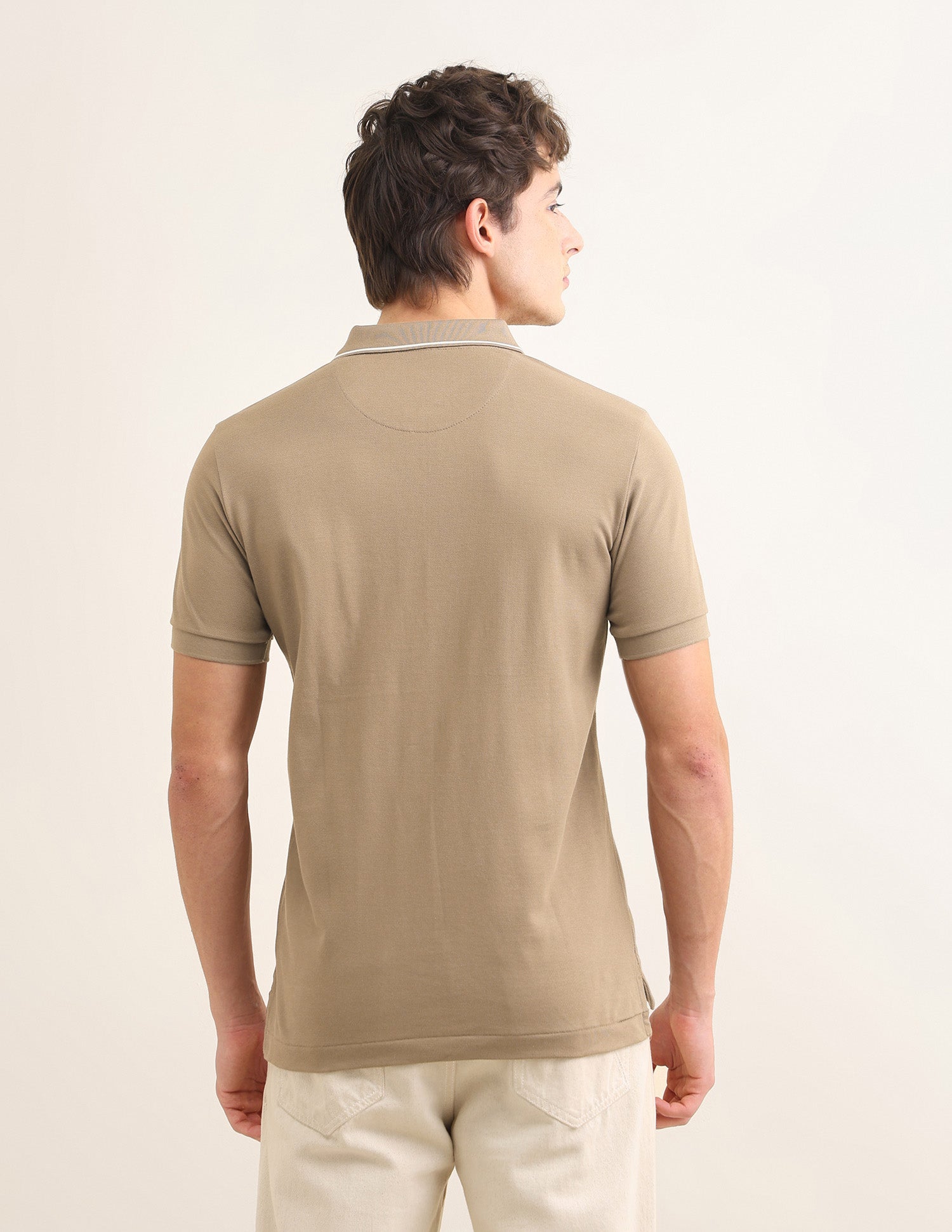 Sotogrande Brand Embroidered Polo Shirt Brown - U.S. Polo Assn. India | Large