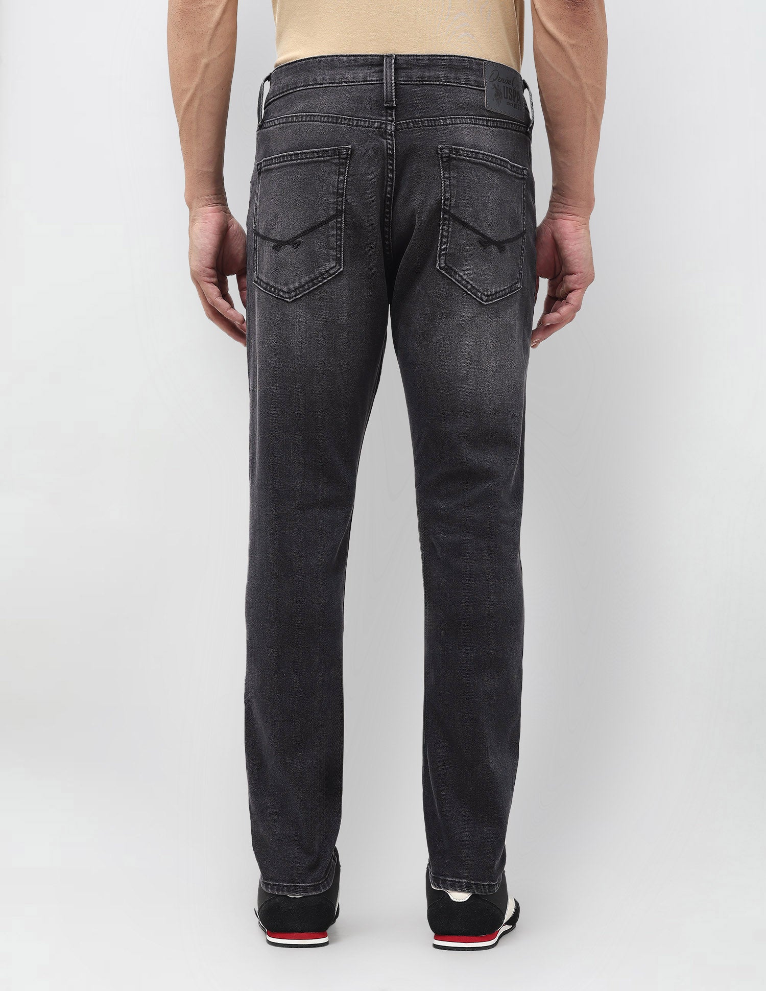 Henry Tapered Fit Black Jeans Black - U.S. POLO ASSN. | Large