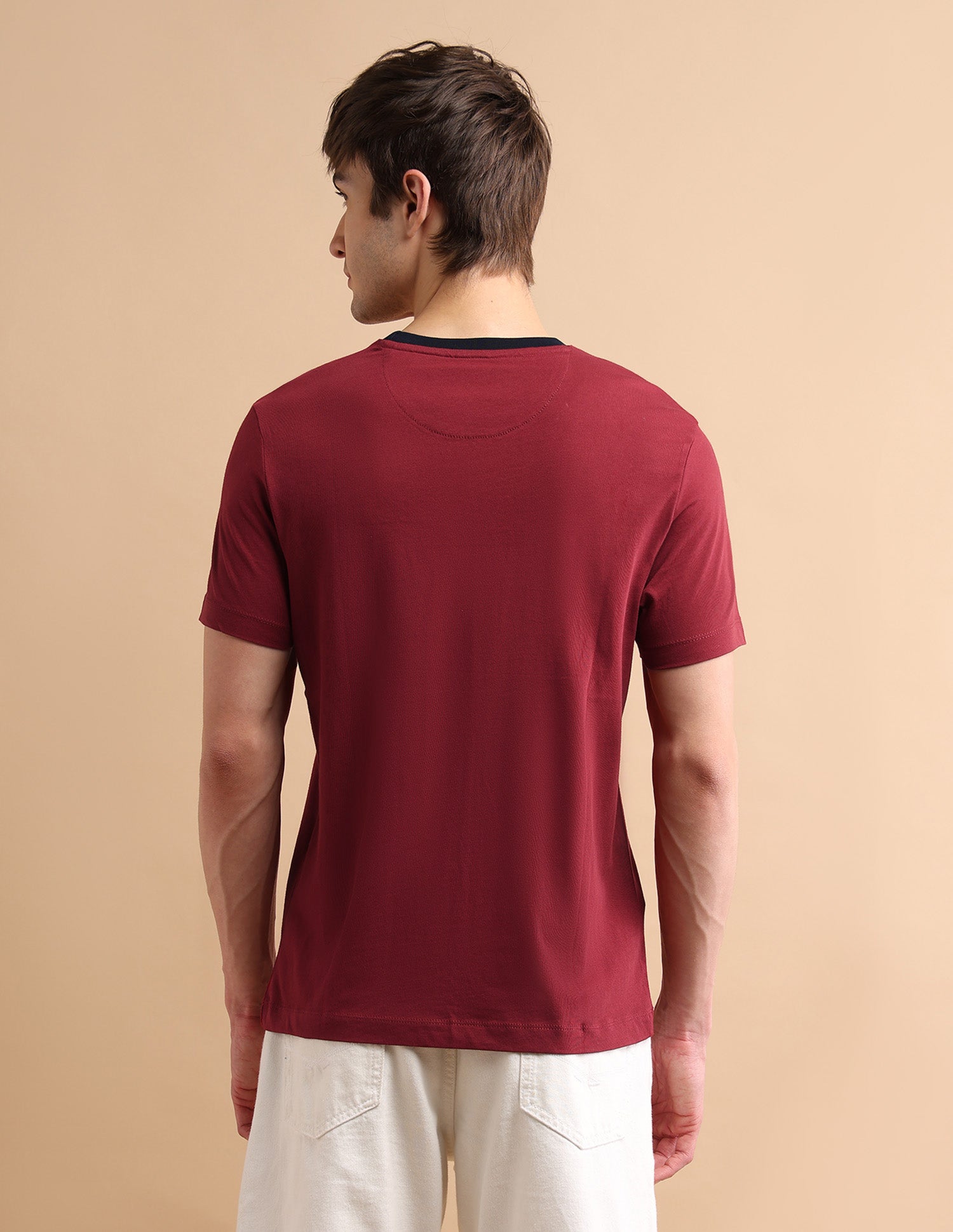 Embroidered Logo T-Shirt Red - U.S. POLO ASSN. | Large