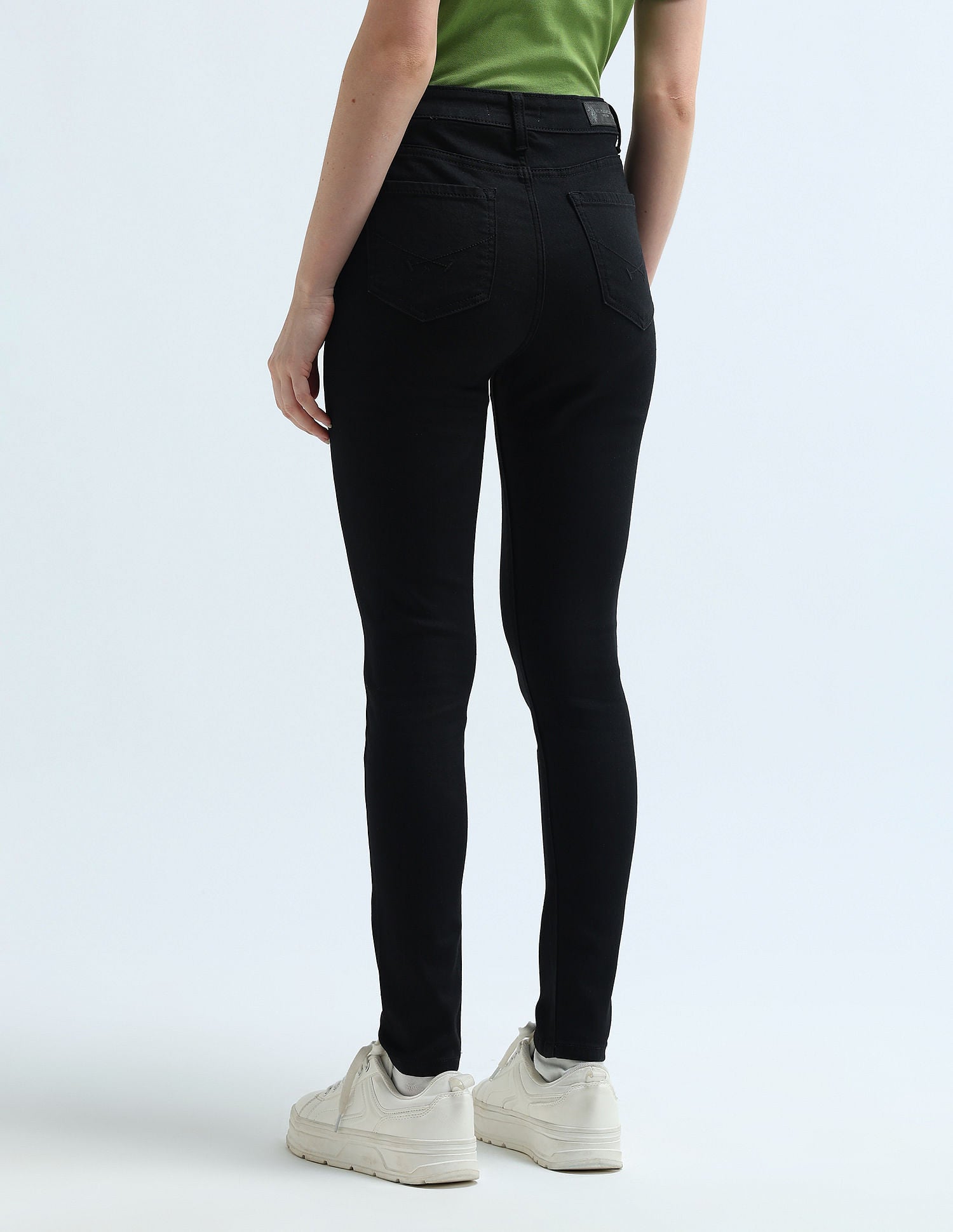 High Rise Super Skinny Fit Jeans Black - U.S. POLO ASSN. | Large