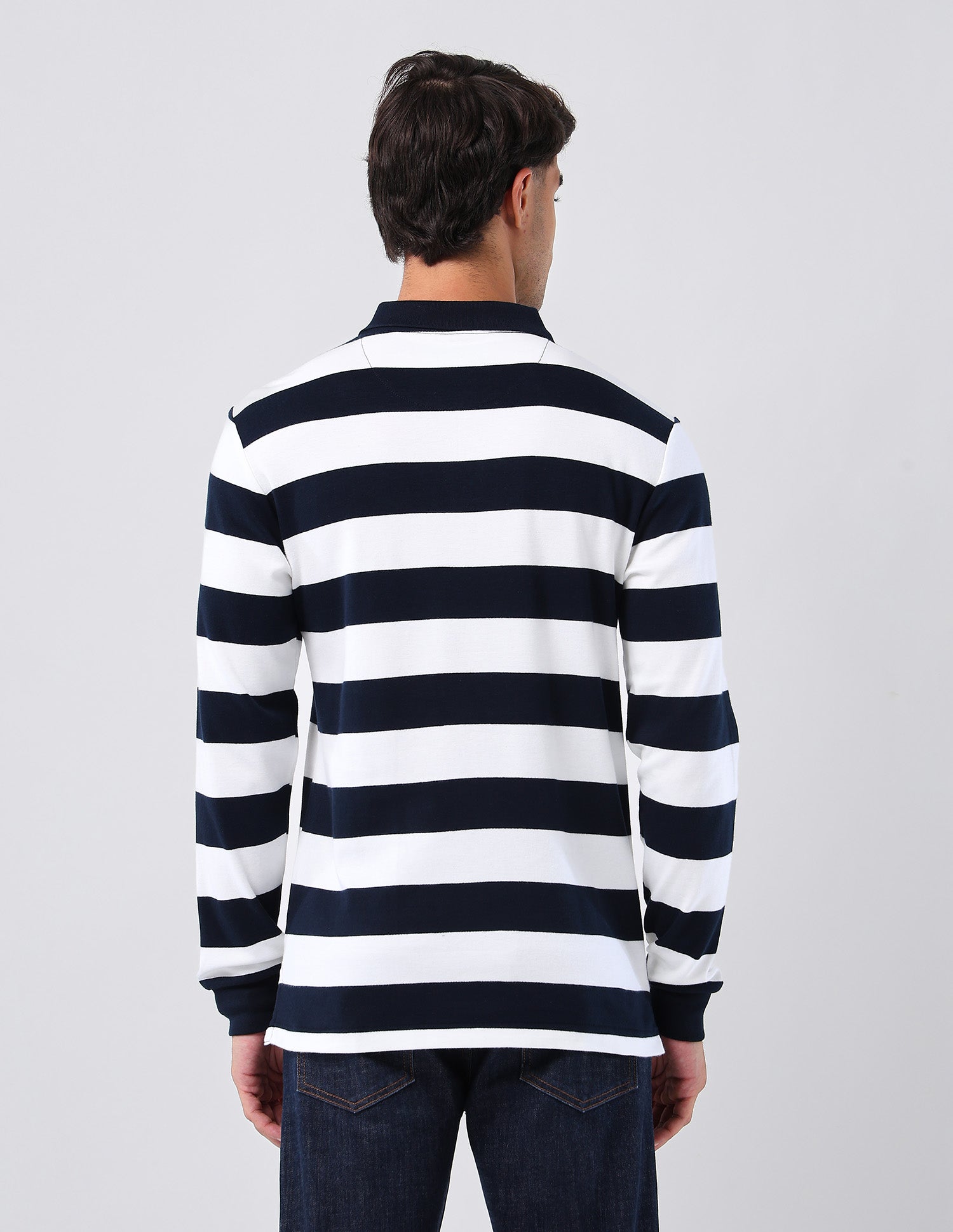 Horizontal Striped Regular Fit Polo Shirt White - U.S. POLO ASSN. | Large