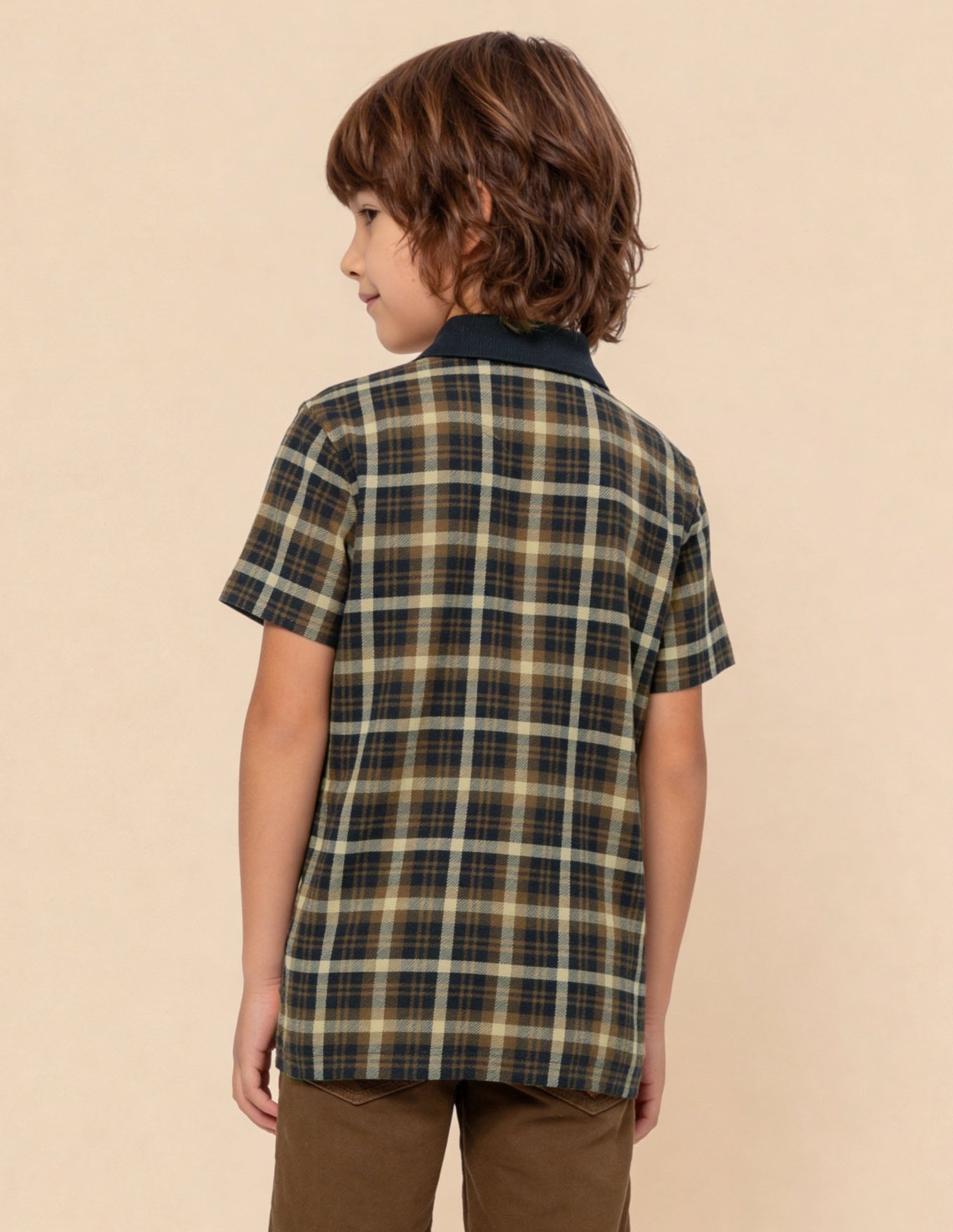 Checked Regular Fit Polo Shirt Navy - U.S. Polo Assn. India | Large