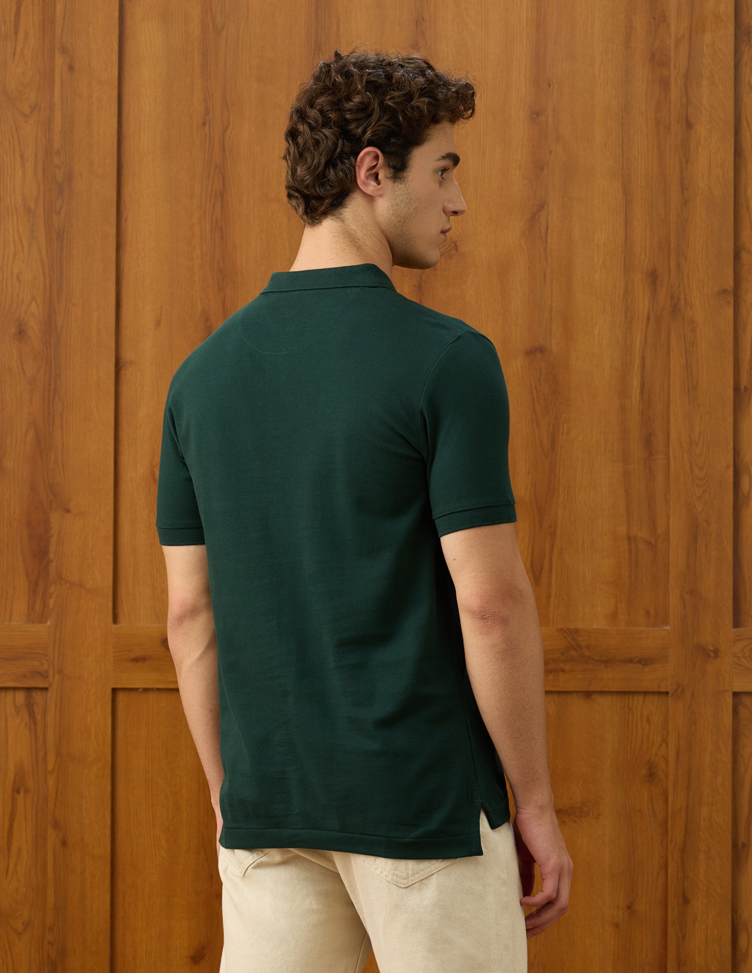 Elvenado Slim Fit Polo Shirt Green - U.S. Polo Assn. India | Large