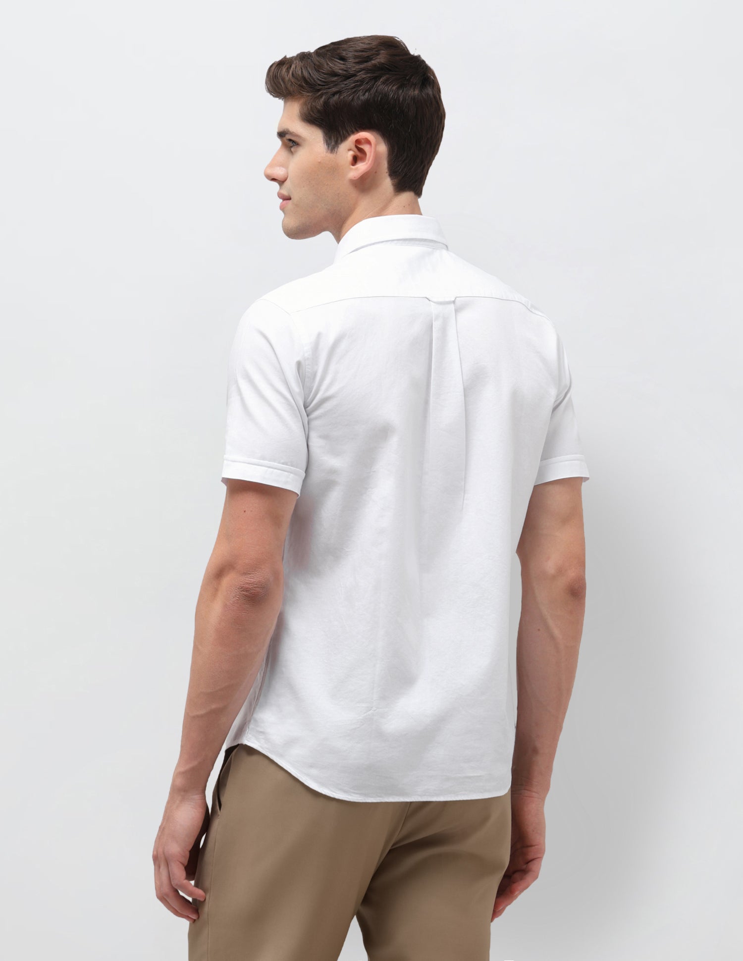 Twill Regular Fit Shirt White - U.S. Polo Assn. India | Large