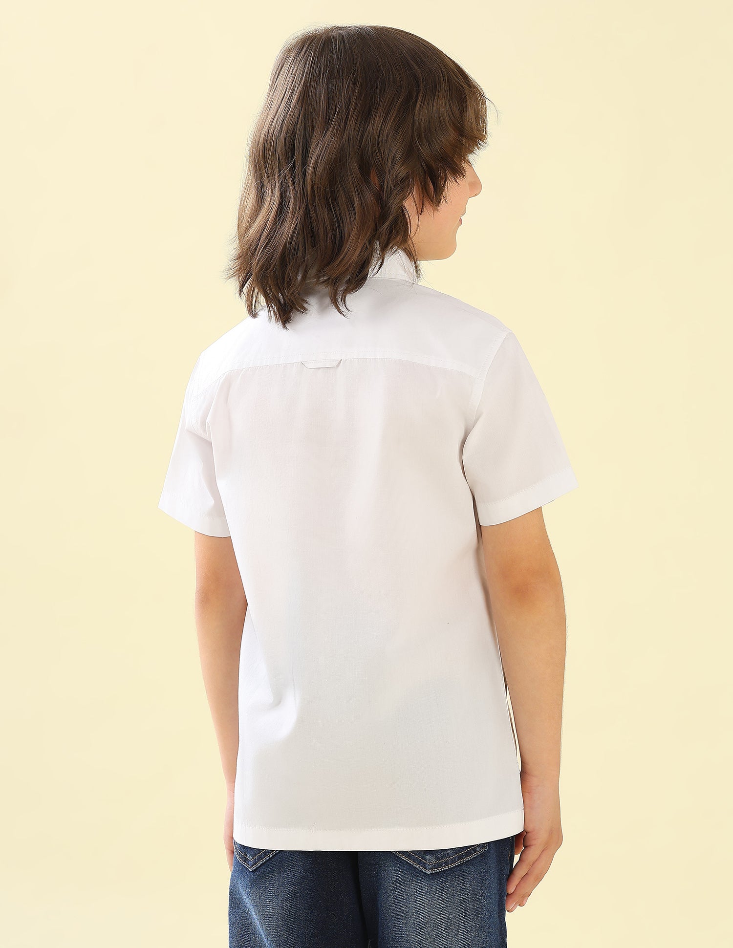 Vertical Striped Regular Fit Shirt White - U.S. Polo Assn. India | Large