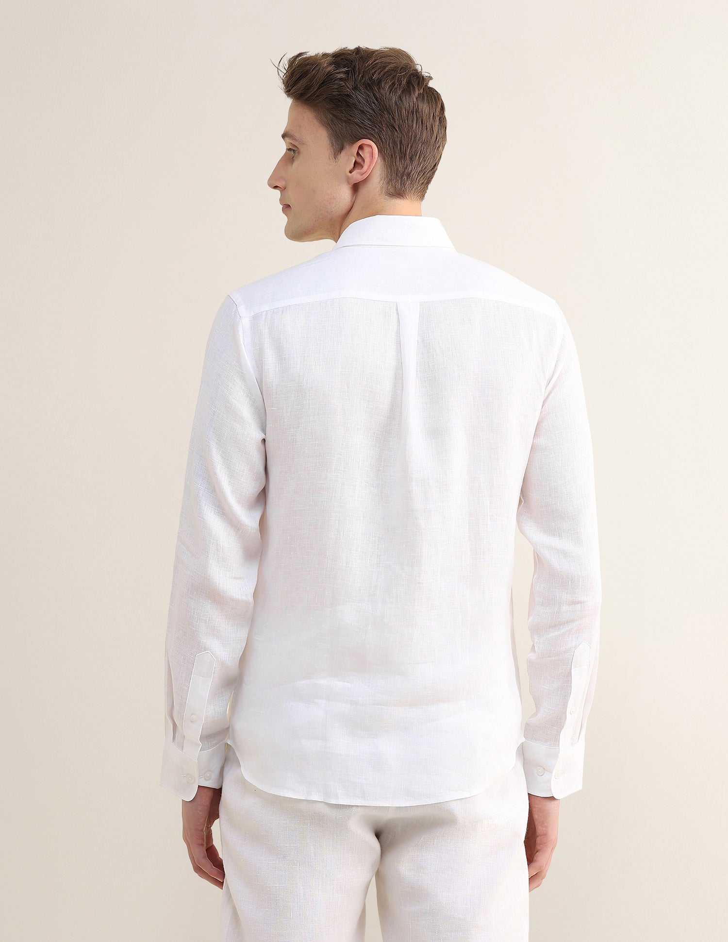 Solid Regular Fit Shirt White - U.S. Polo Assn. India | Large