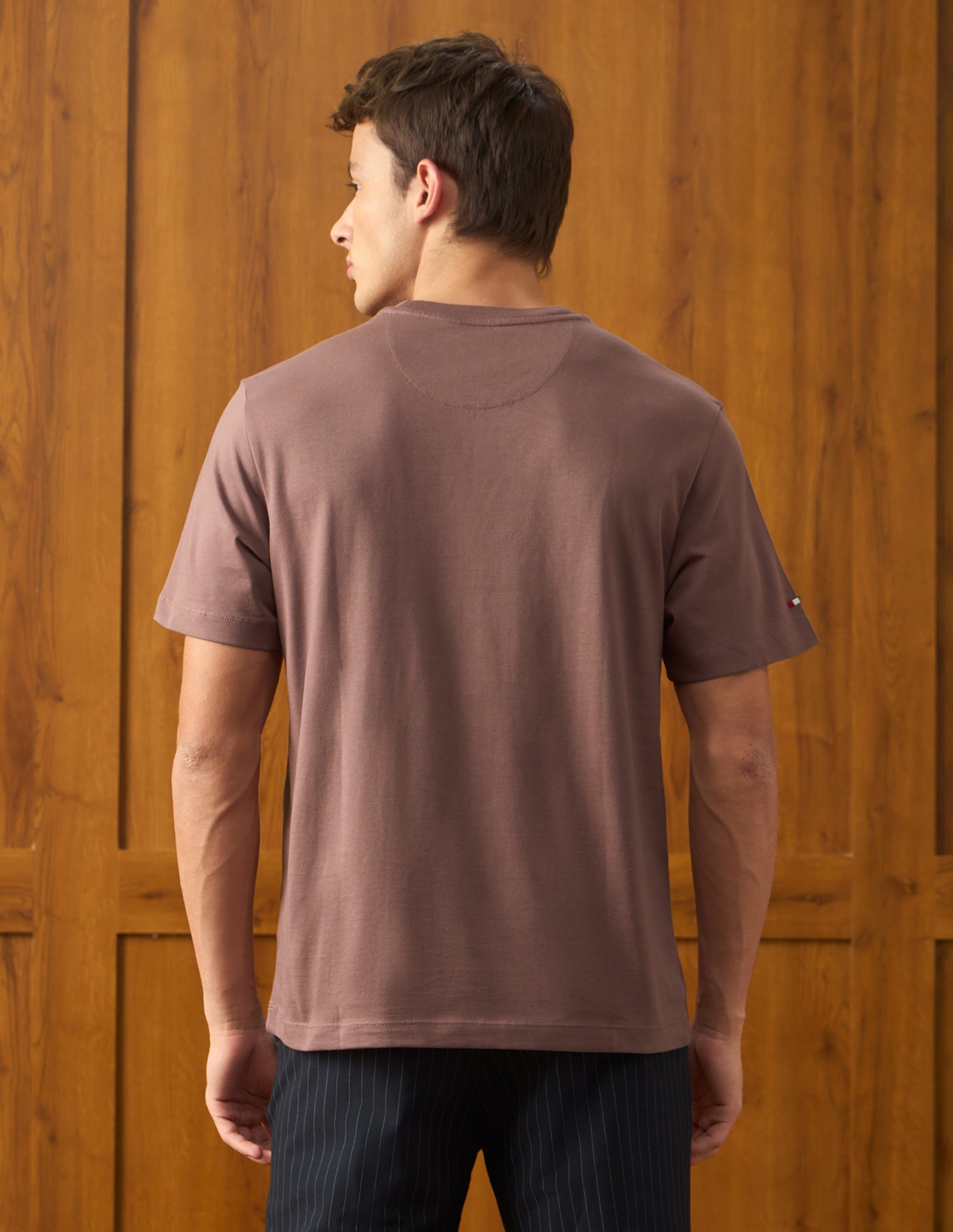 Brand Printed Relaxed Fit T-Shirt Peach - U.S. Polo Assn. India | Large