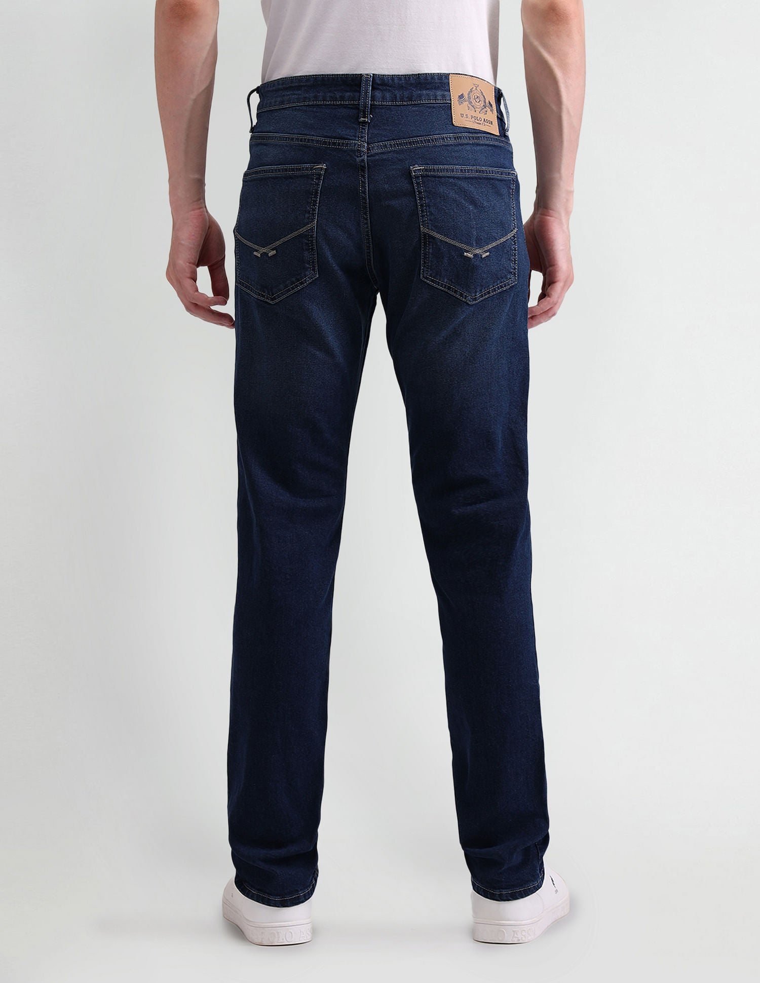 Brandon Slim Tapered Blue Jeans Blue - U.S. Polo Assn. India | Large