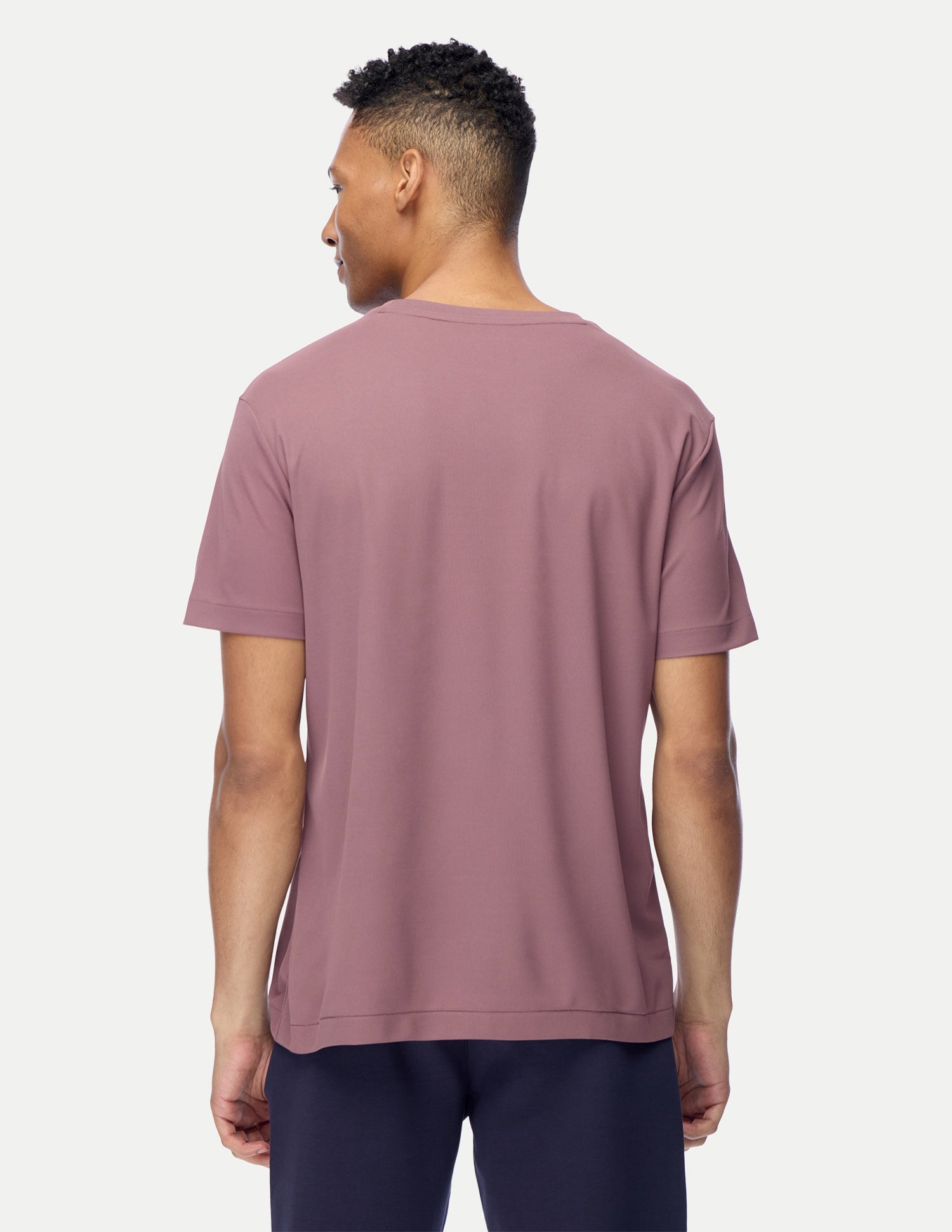 Horizontal Striped Regular Fit Active T-Shirt Lavender - U.S. Polo Assn. India | Large