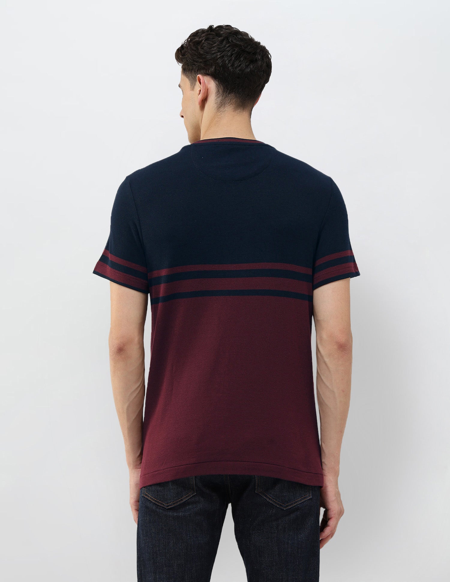 Colorblocked Slim Fit T-Shirt Navy - U.S. POLO ASSN. | Large