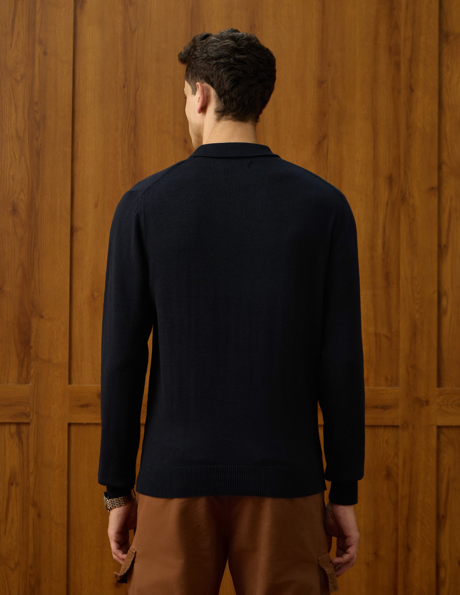 Brand Embroidered Varsity Theatre Sweater Navy - U.S. POLO ASSN. | Large