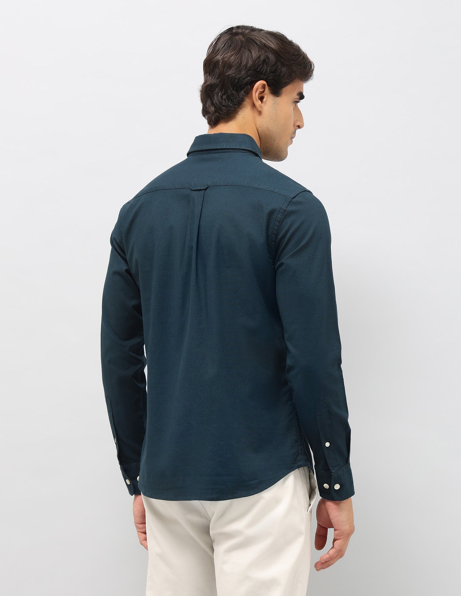 Tailored Fit Oxford Shirt Teal - U.S. Polo Assn. India | Large