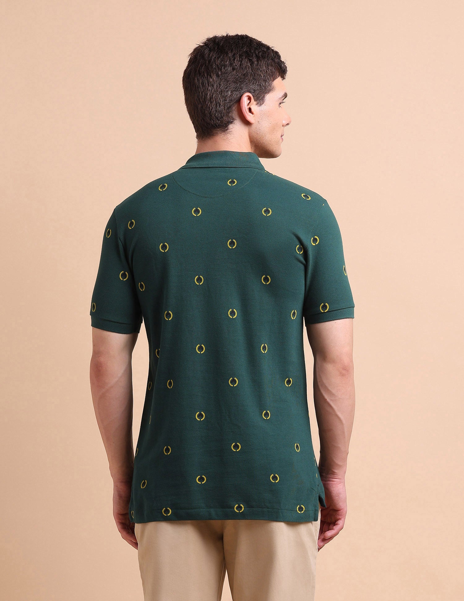 Heritage Print Polo Shirt Dark Green - U.S. POLO ASSN. | Large