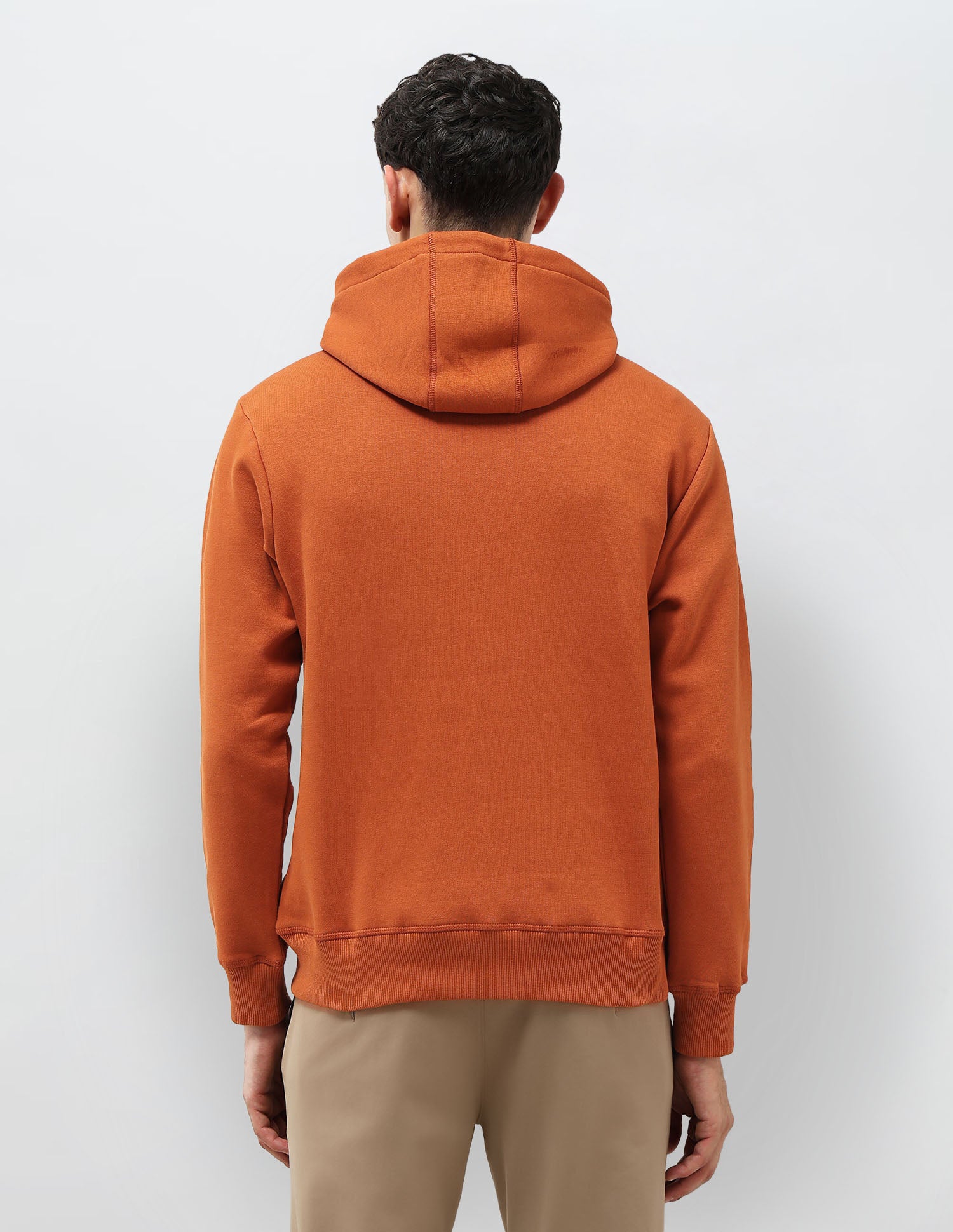 Brand Embroidered Hooded Sweatshirt Rust - U.S. POLO ASSN. | Large