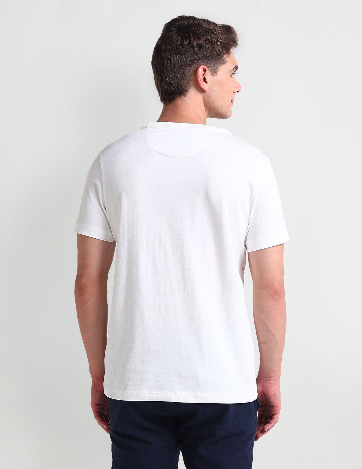 Muscle Fit Cotton T-Shirt Ivory - U.S. POLO ASSN. | Large