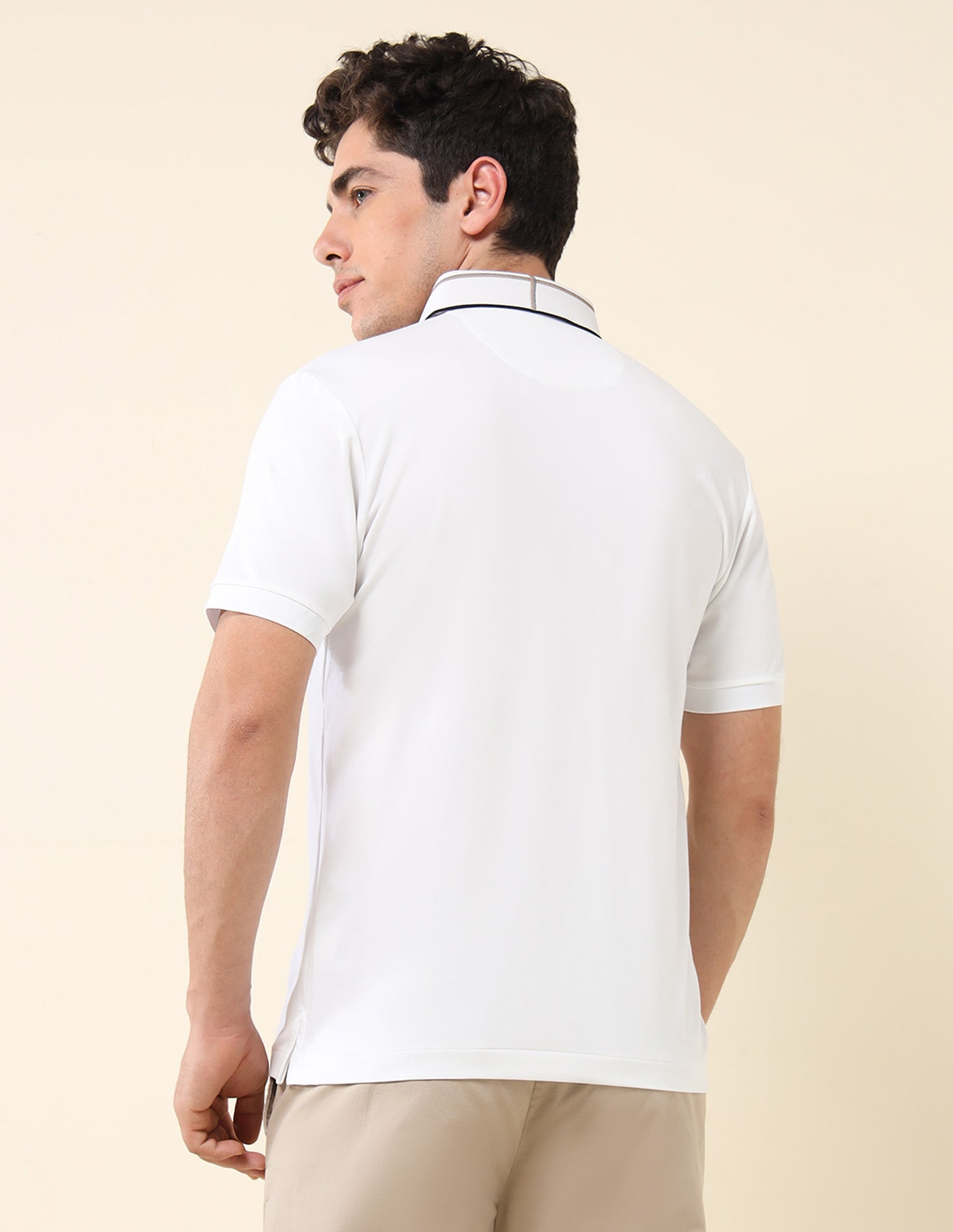 Solid Spring Fair Polo Shirt White - U.S. Polo Assn. India | Large