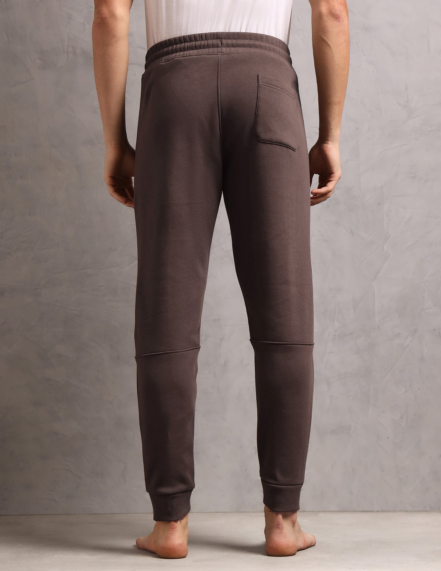 Comfort Fit  Cotton OJ008-PL  Lounge Joggers - Pack Of 1 Brown Tint - U.S. Polo Assn. India | Large