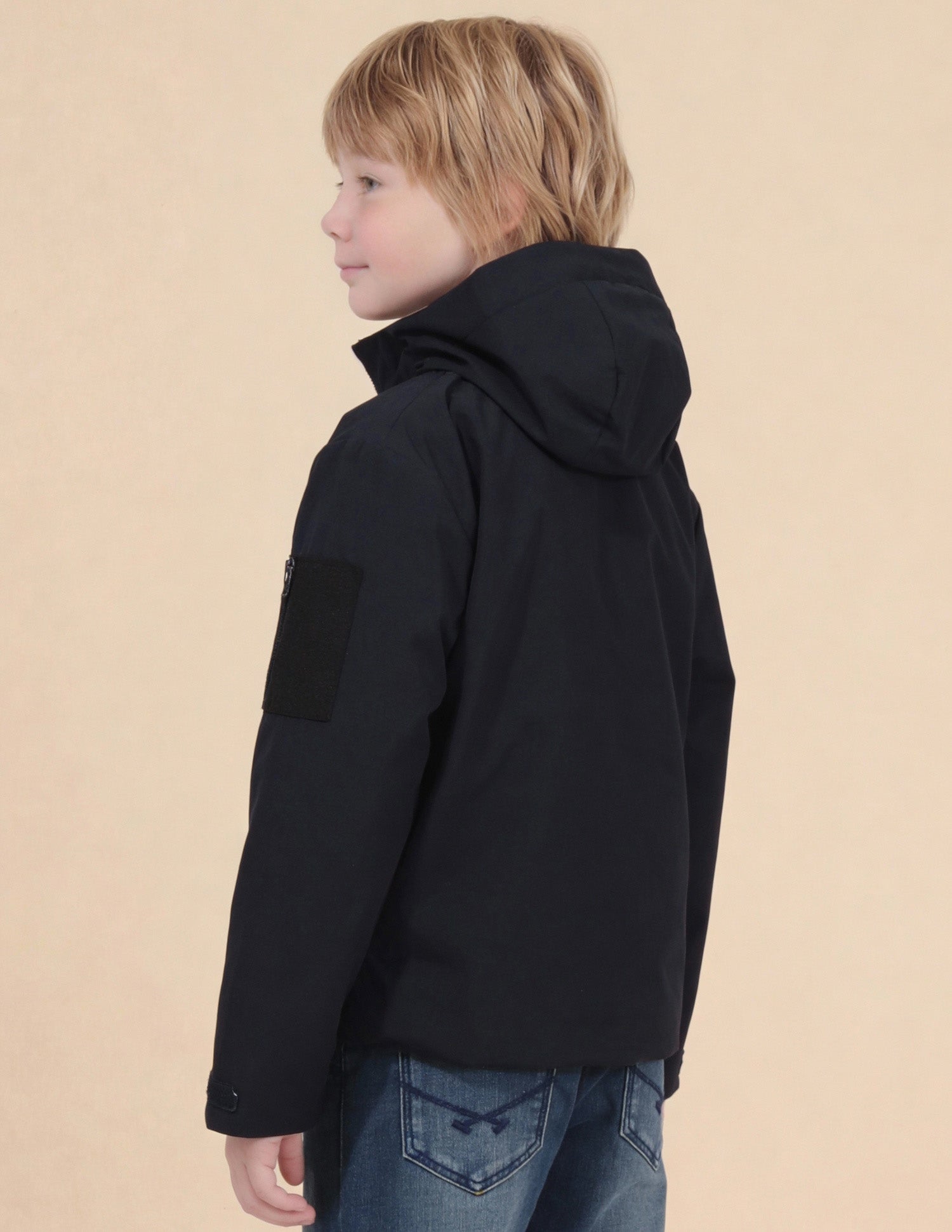 Boys Detachable Puffer Jacket Navy - U.S. Polo Assn. India | Large