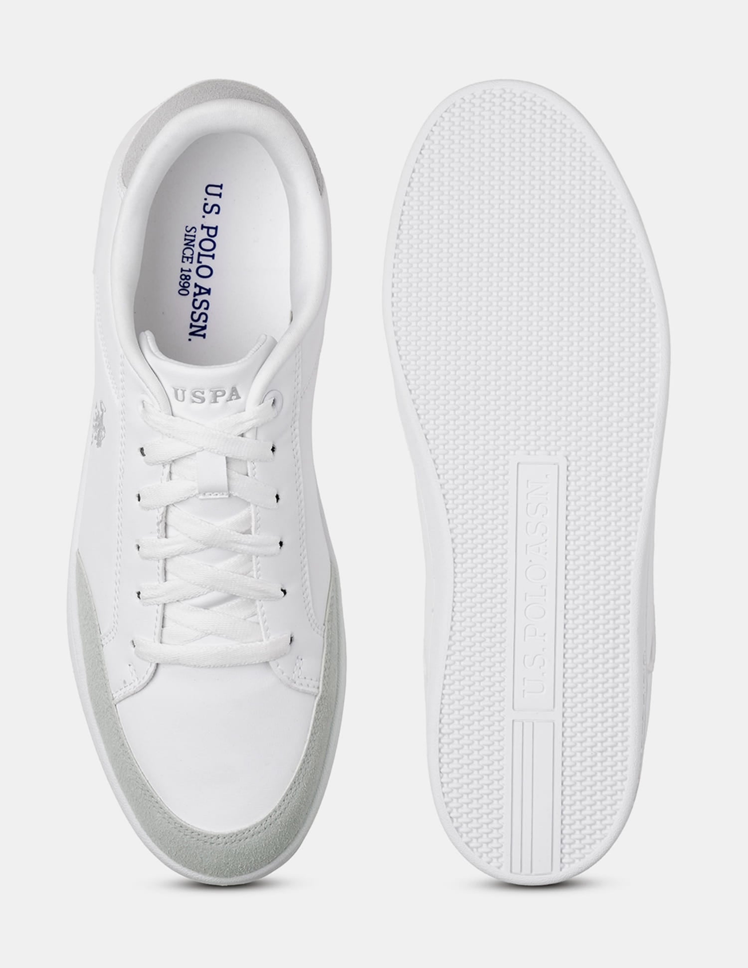 Men Vancer 2.0 Colourblocked Sneakers White - U.S. Polo Assn. India | Large