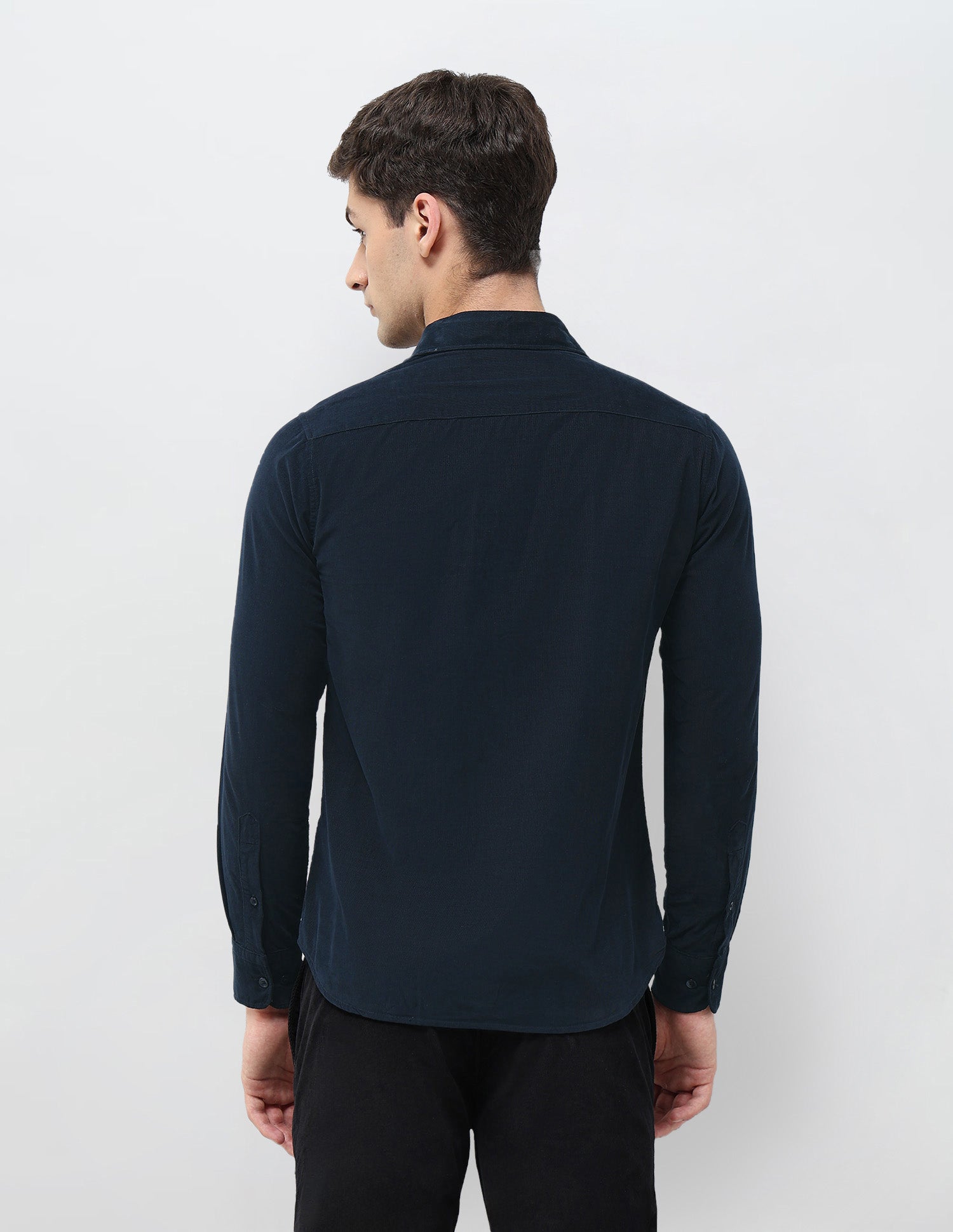 Tailored Fit Corduroy Shirt Navy - U.S. POLO ASSN. | Large