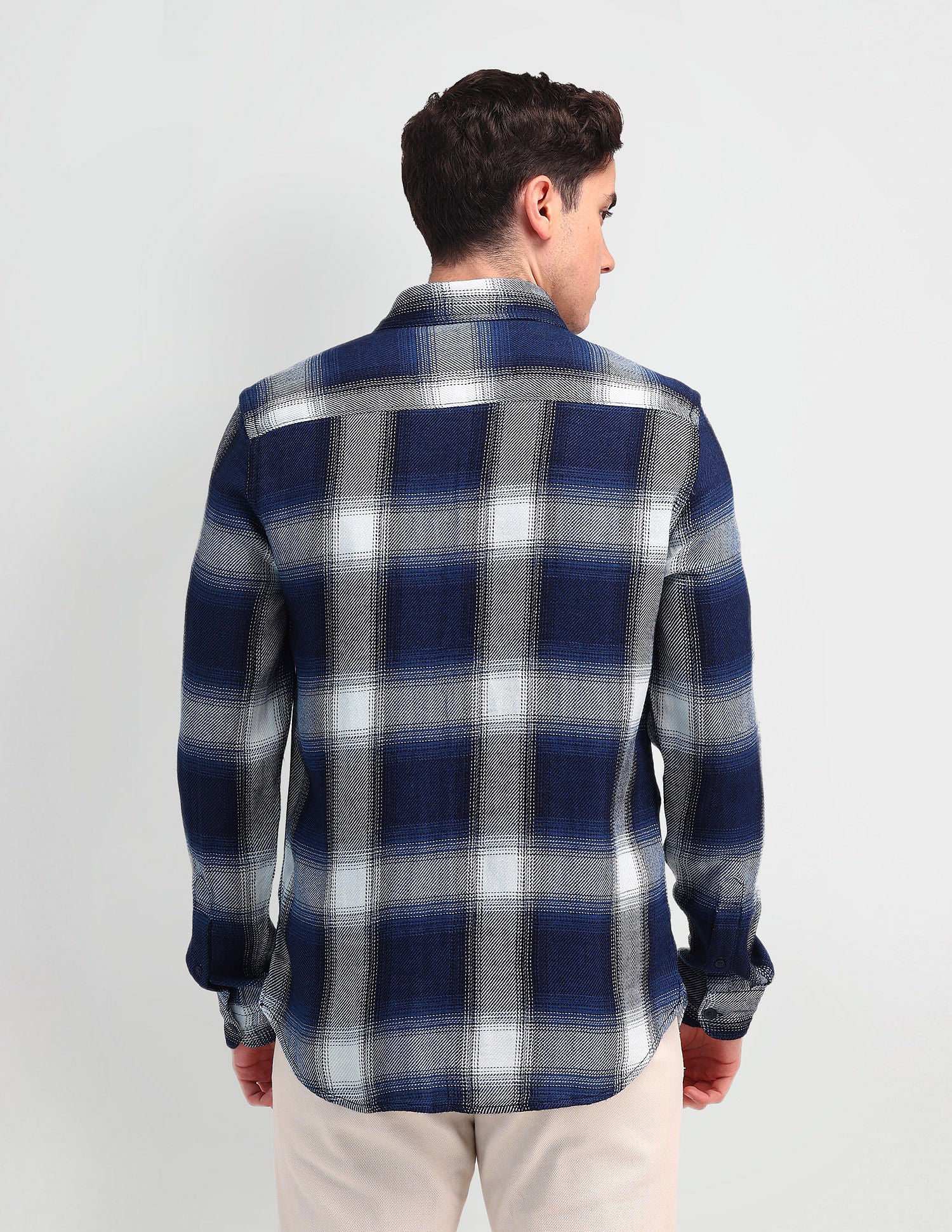 Slim Fit Pure Cotton Shirt Navy - U.S. POLO ASSN. | Large