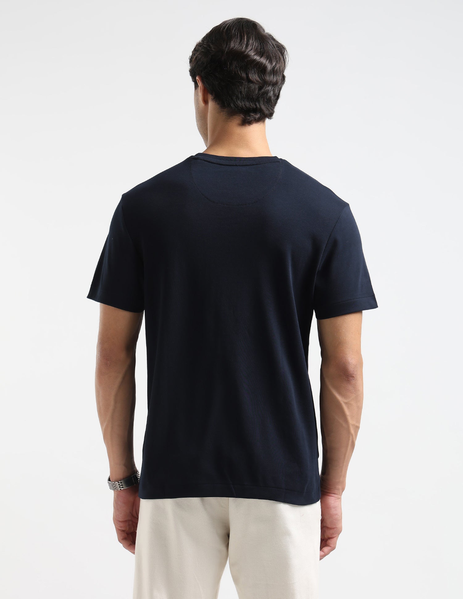 Brand Printed Regular Fit T Shirt Navy - U.S. POLO ASSN. | Large