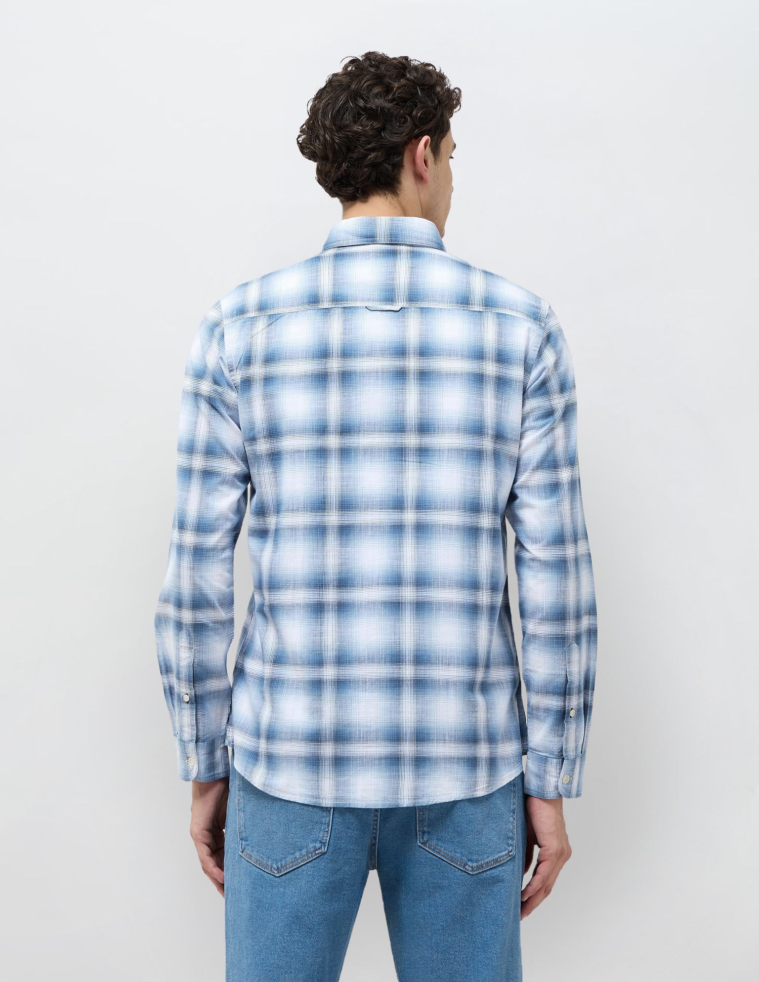 Regular Fit Tartan Checked Shirt Dark Blue - U.S. POLO ASSN. | Large