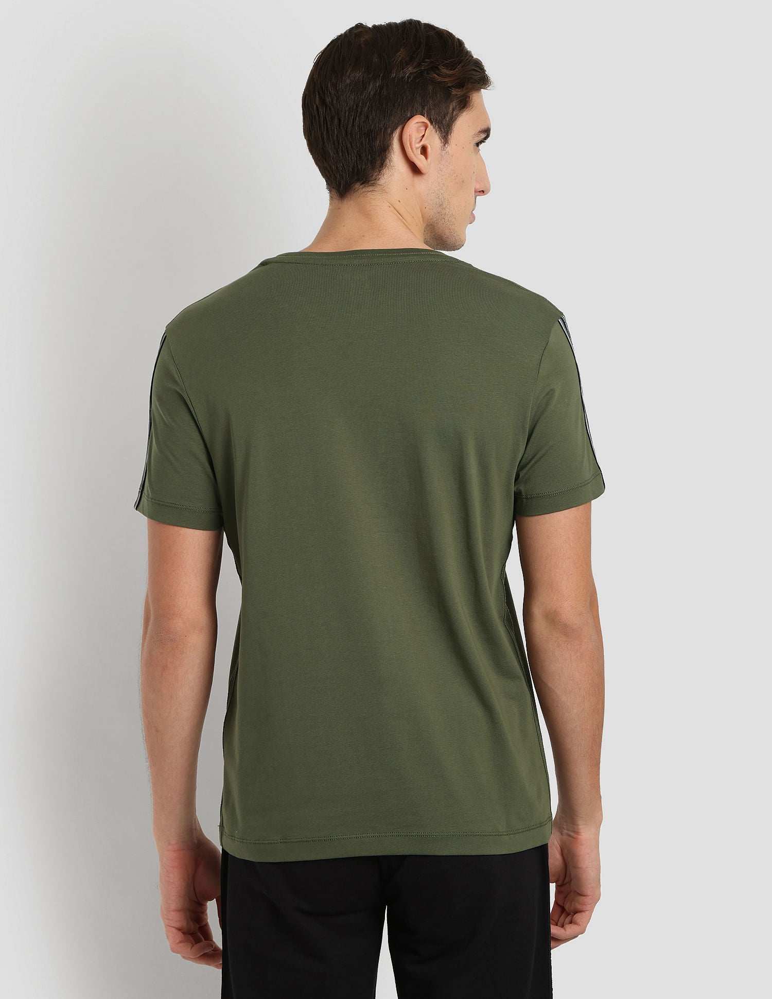 Silicone Logo Performance T-Shirt Olive - U.S. Polo Assn. India | Large