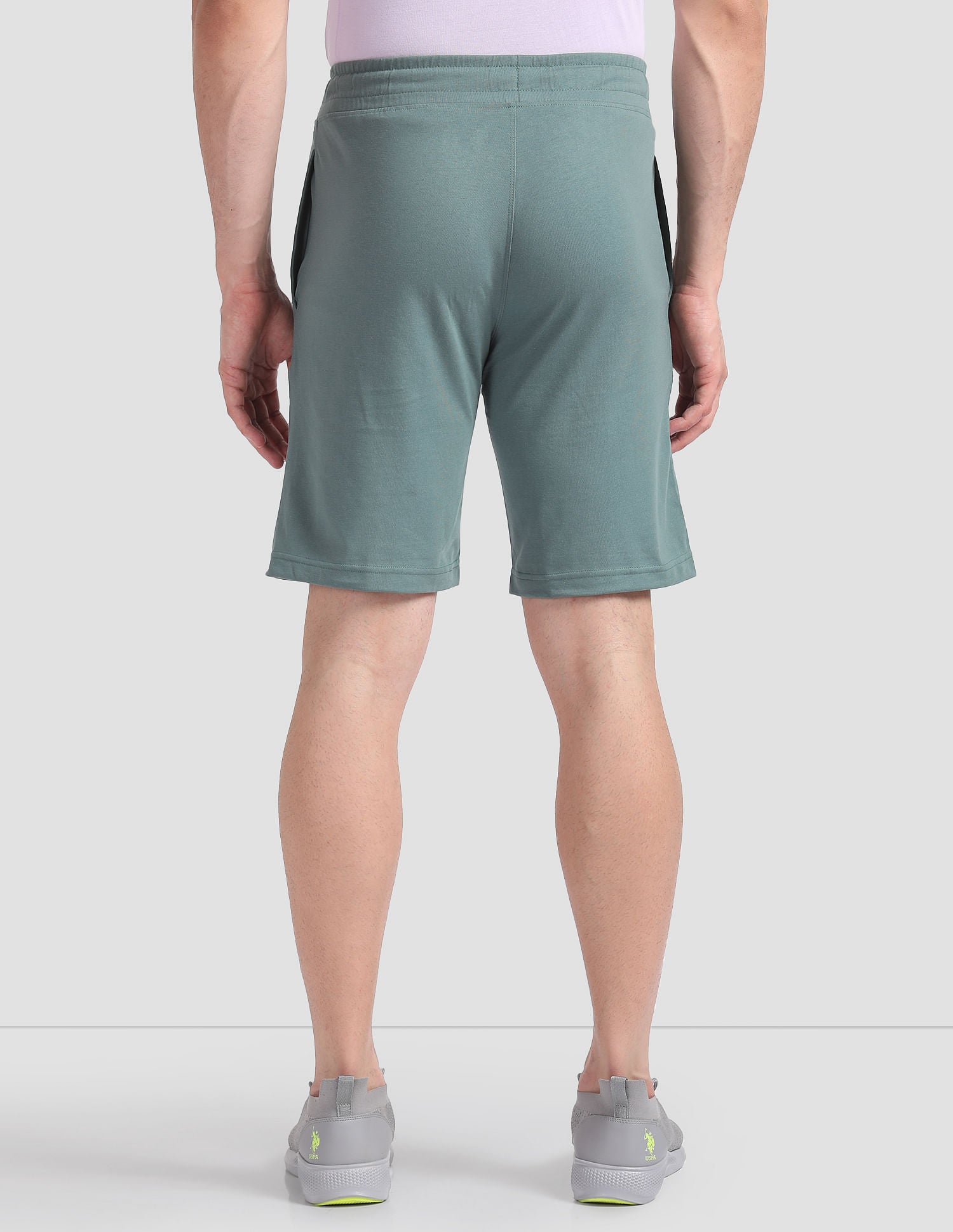 Solid LS002 Lounge Shorts - Pack Of 1 Light Green - U.S. POLO ASSN. | Large